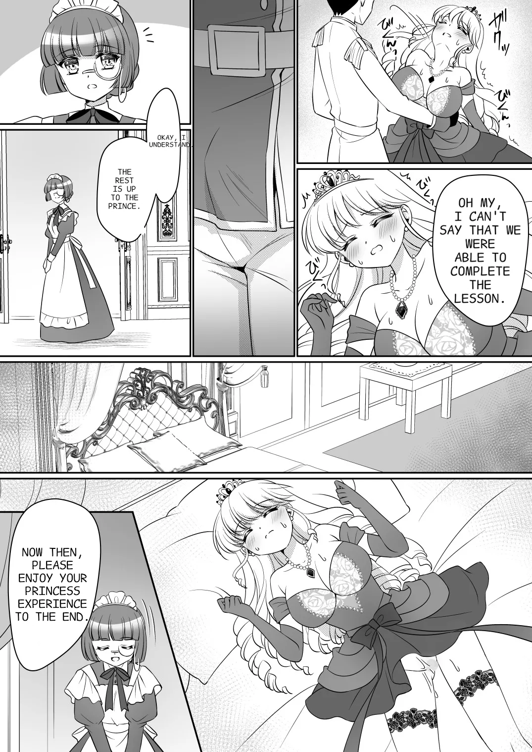 [Amuai Okashi Seisakusho (Kagura Kurumi)]Zettai ni Ohime-sama ni Nanka Narimasen wa! ~Ohime-sama Taiken de Ohime-sama ni Sareta Ore~ | I'm definitely going to become a princess! ~I was turned into a princess through my experience as a princess~[English] Page 24