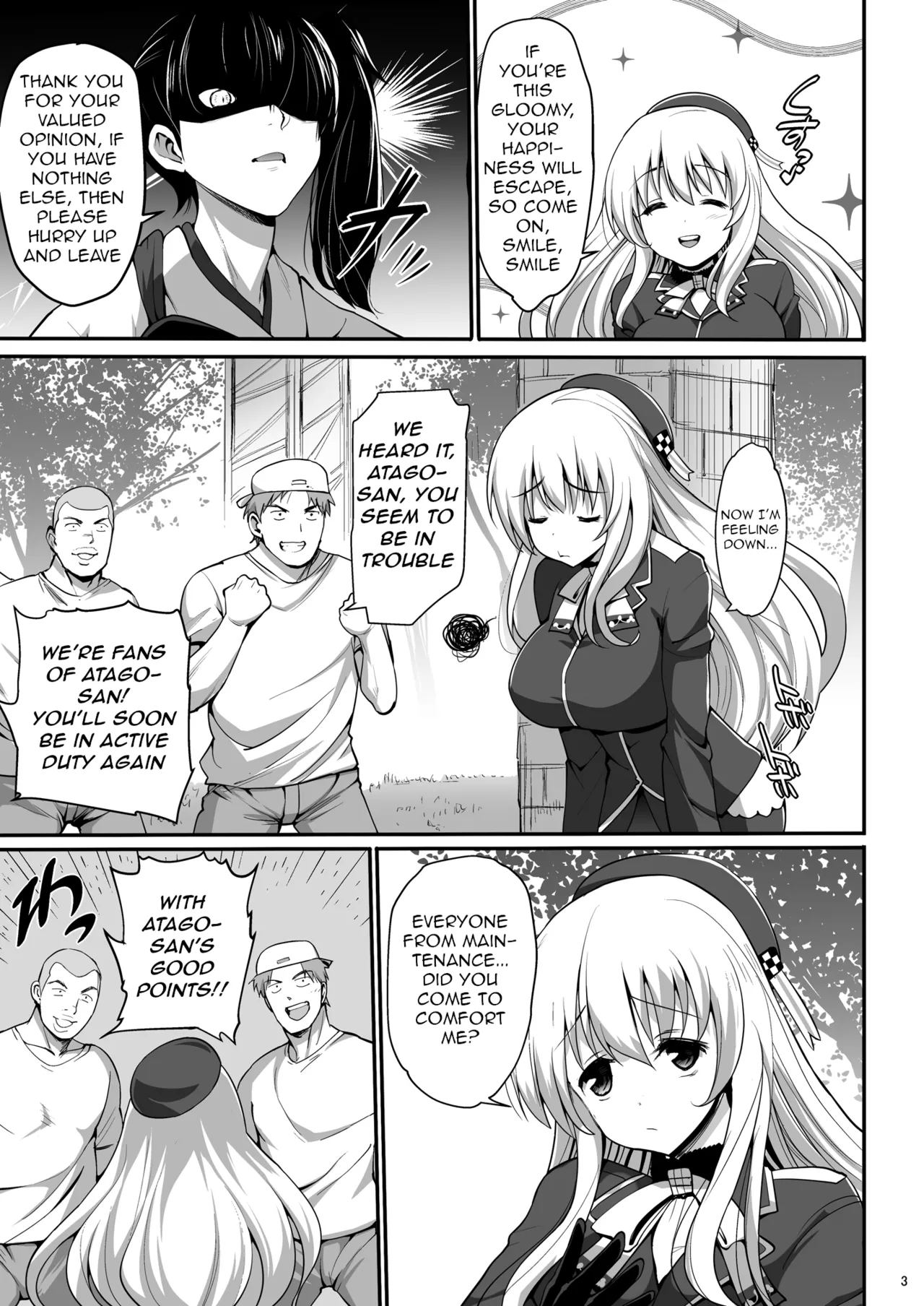 [Eromazun (Ma-kurou)]Kamichichi Atago Bitch Rankou(Kantai Collection -KanColle-) [English] [Digital] [q91] Page 4
