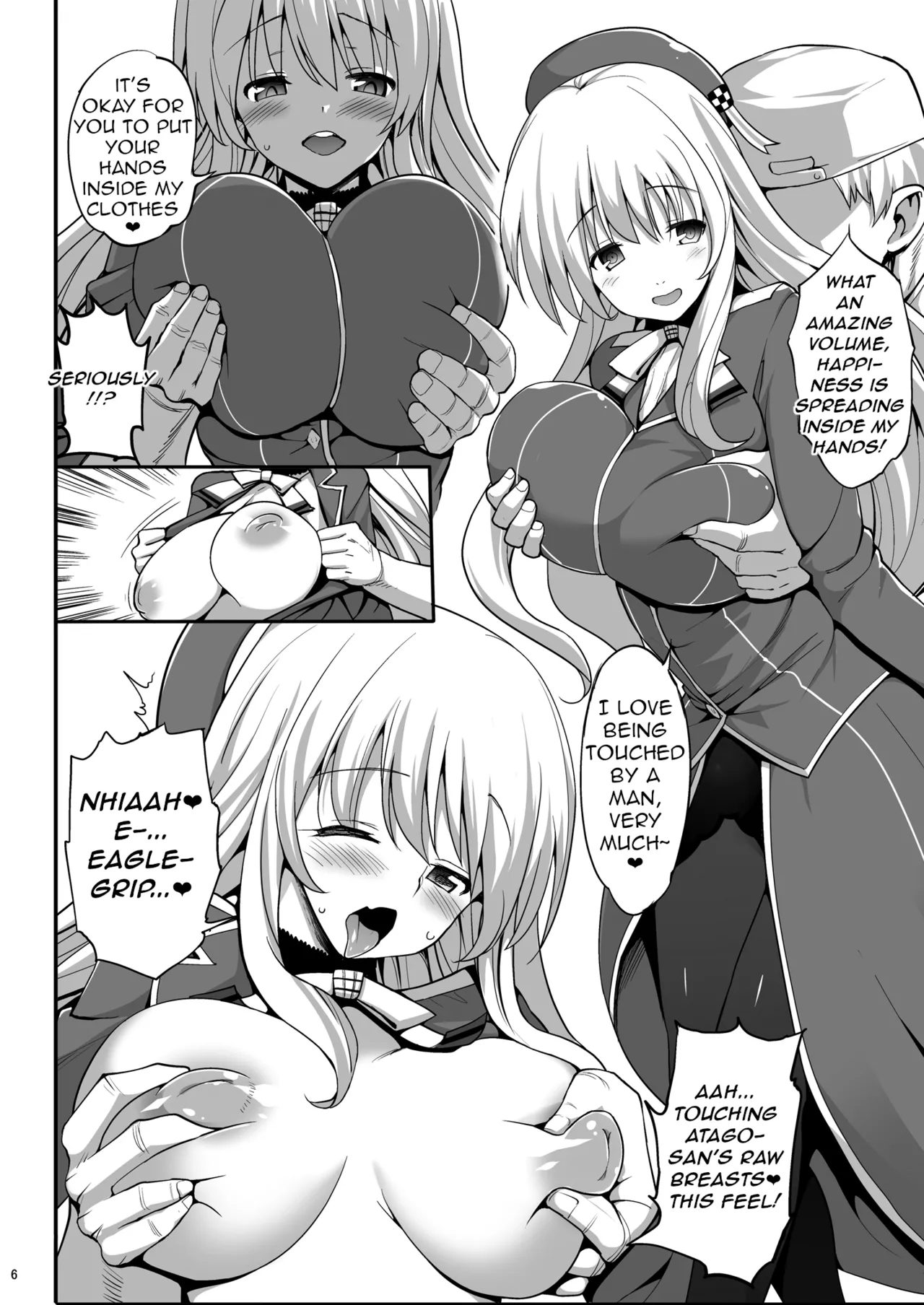 [Eromazun (Ma-kurou)]Kamichichi Atago Bitch Rankou(Kantai Collection -KanColle-) [English] [Digital] [q91] Page 7