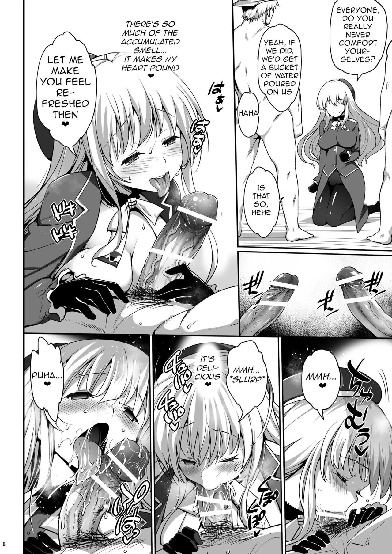 [Eromazun (Ma-kurou)]Kamichichi Atago Bitch Rankou(Kantai Collection -KanColle-) [English] [Digital] [q91] Page 9