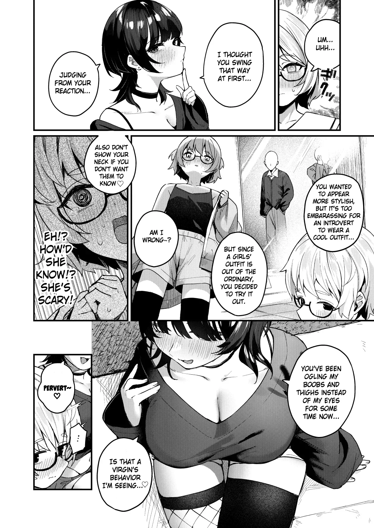 [Menbow Federation (Menbow)]Boku no Kimochi o Mote Asobu Doutei Kari Onee-san ni Shiboraremakuru Hanashi  | The Story of When a Virgin-Hunter Lady Played with My Feelings and Sucked Me Dry[English] [atang] [Digital] Page 6