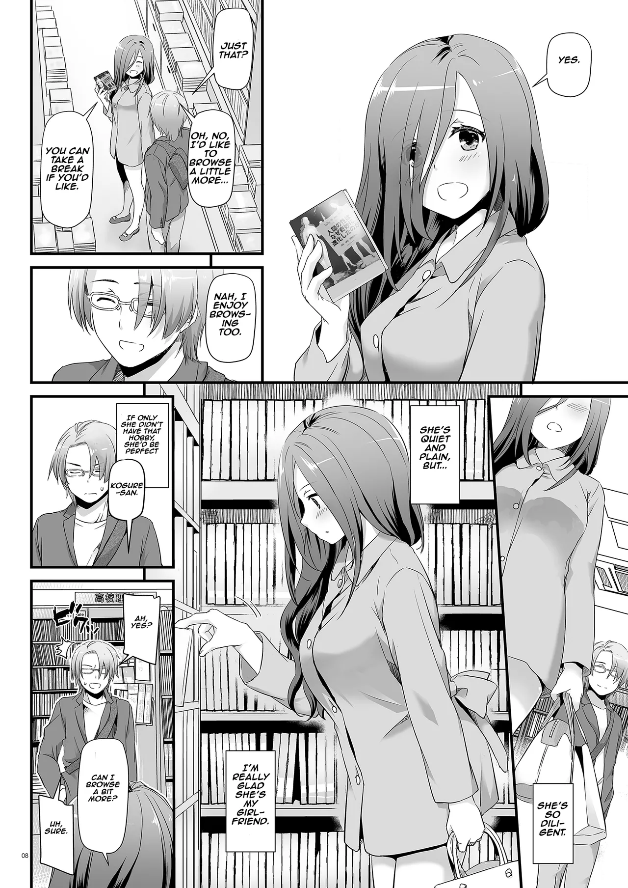[Digital Lover (Nakajima Yuka)]Jimi Zokusei Dohentai Kanojo Seifuku Rakuen 34 | Plain-Looking Perverted Girlfriend - Uniform Paradise 34[English] [Aishi21] [Digital] Page 8