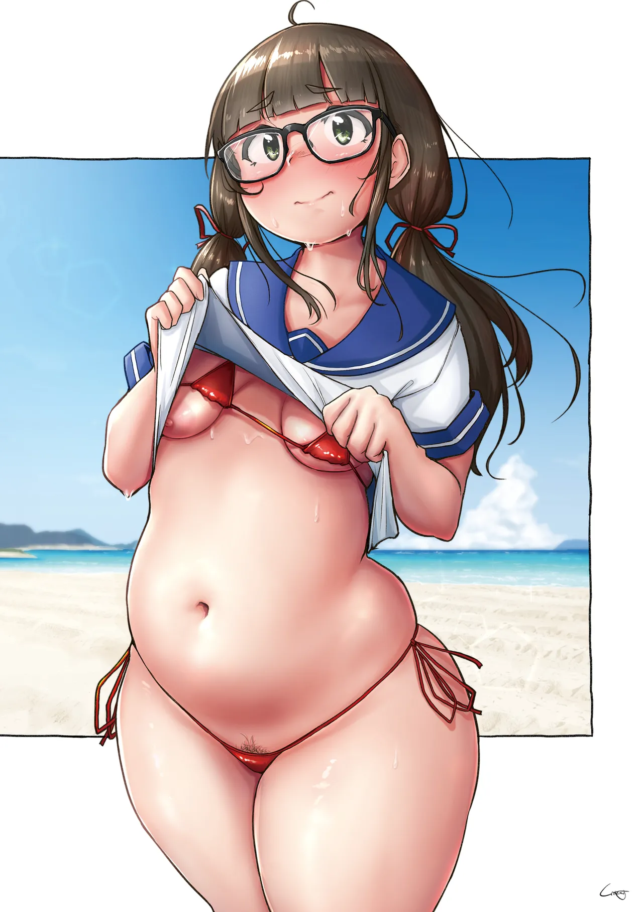 [Shigekix]Muchi Pocha JK Fuuki Iin to Himitsu no Okujou | Super Thicc Schoolgirls: The Disciplinary Committee Girl's Rooftop Secret(Muchi Pocha Poyon) [English] [skibidibenki] [Digital] Page 28