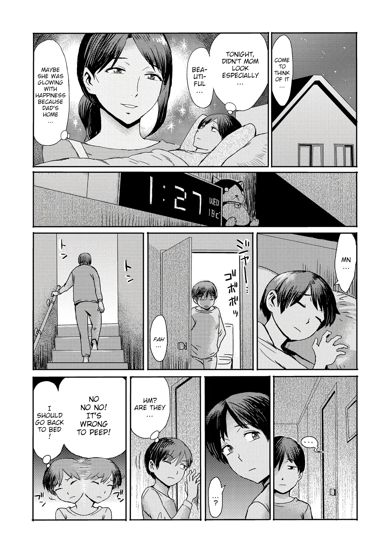 [Kuroiwa Menou]Soukan Syoukougun ~Boku dake no Mesumama~  Incest Syndrome My Mom Belongs to Me[English] [Decensored] (Chapters 1-9) {WitzMacher} Page 4