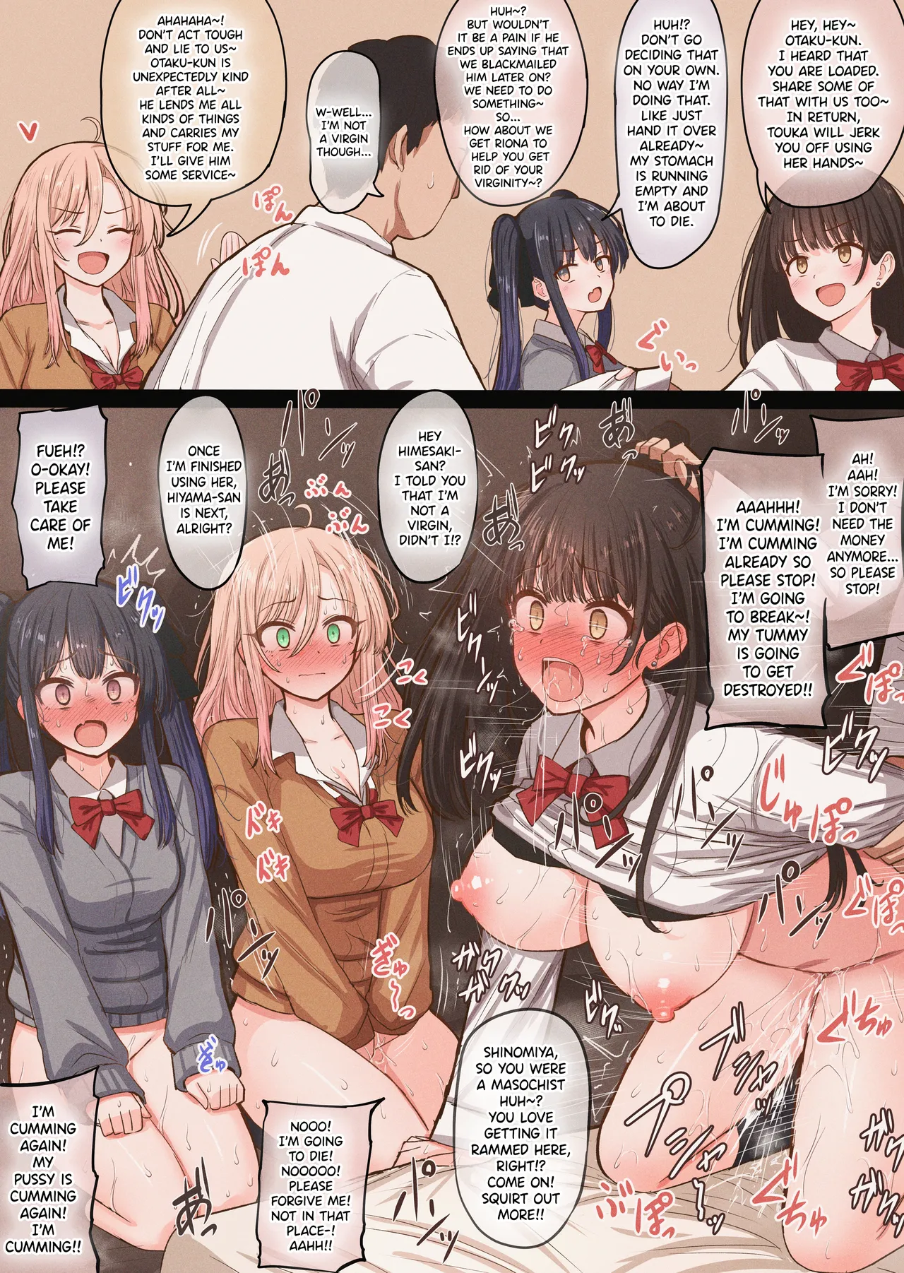 [Mamerakko]Class no Ichigun Joshi Group no Sonogo Kakimashita | I Drew What Happened to the Top Beauties of my Class[English] [CarlJPTL] Page 1