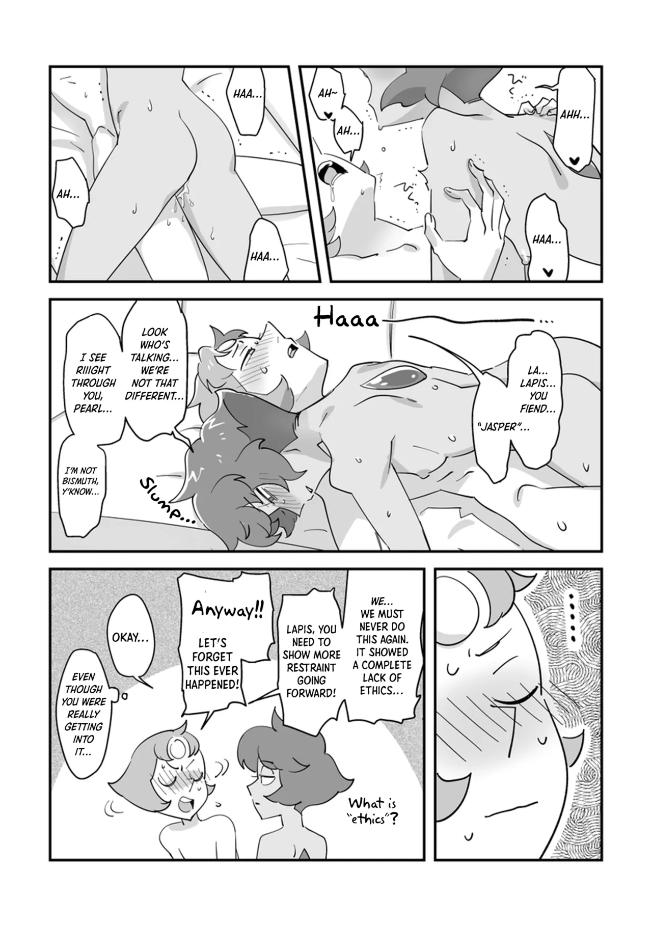 [Jasmin & Brenda (nano)]Anata no Koto wa Suki ja Nai kedo | I Don't Like You, But + Extras(Steven Universe) [English] [Digital] Page 19
