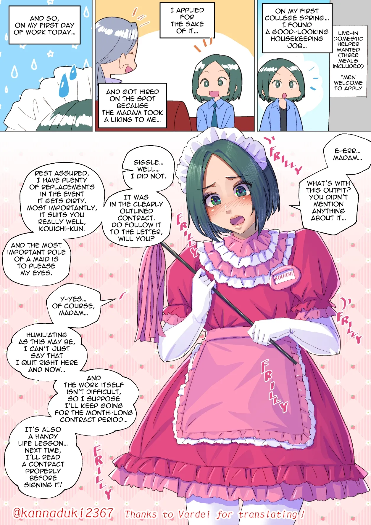 [Jugatsu Usagi]Short Sissy Stories Page 11