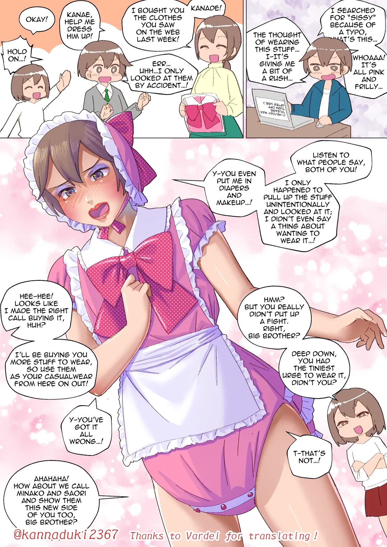 [Jugatsu Usagi]Short Sissy Stories Page 16