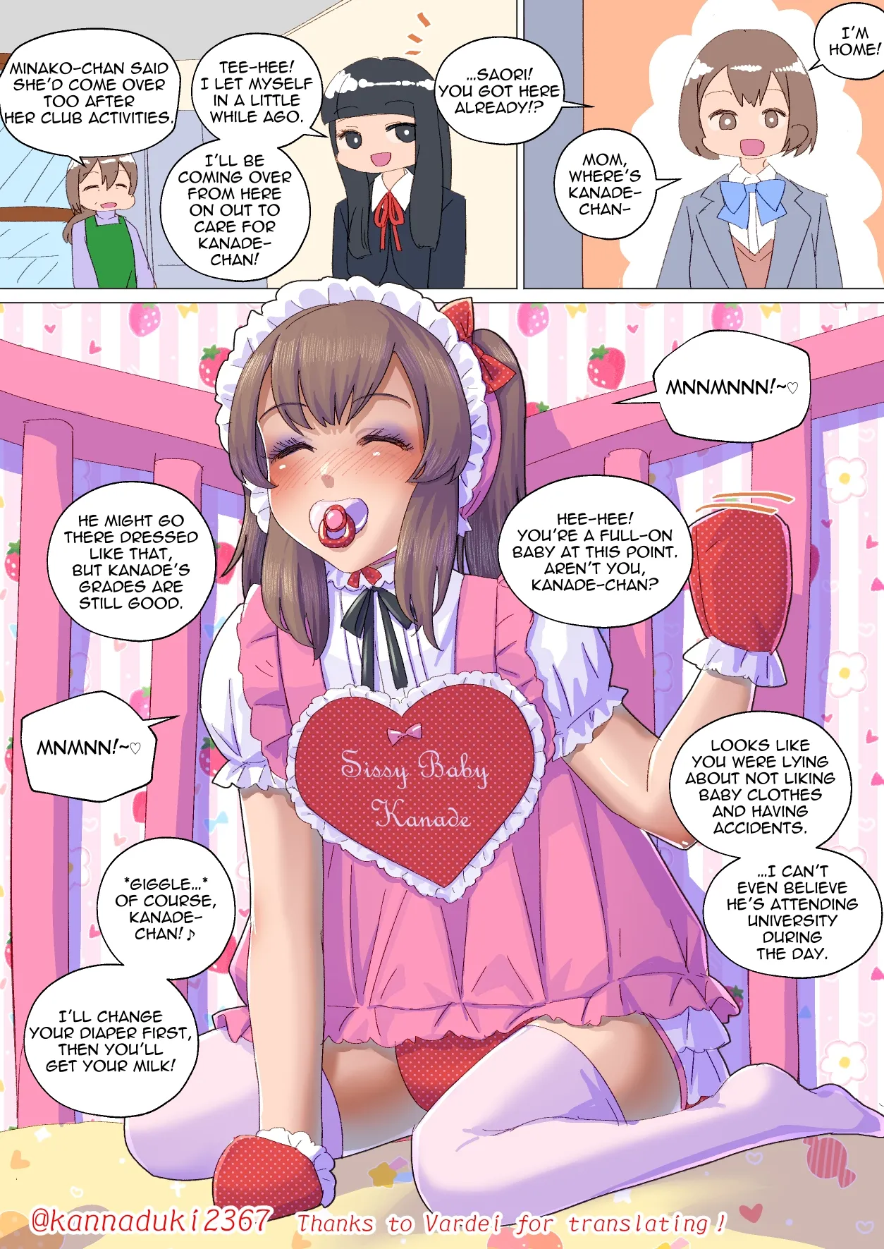 [Jugatsu Usagi]Short Sissy Stories Page 19