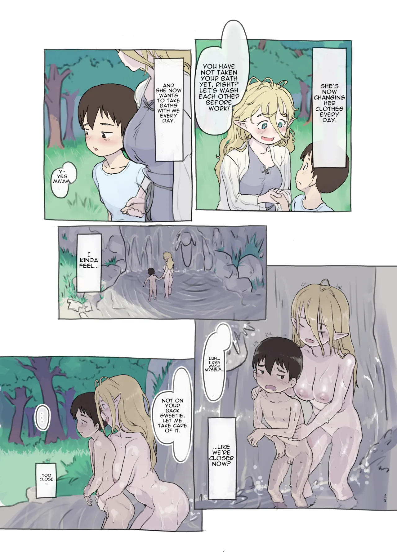 [Kuromahou Kenkyuujo (Nukaji)]Sozai Saishuu - Isekai Renkinjutsushi ni Hirowareta Boku | Gathering Ingredients - I Was Picked Up by an Alchemist From Another World[English] [Brazilisaconspiracy] [Full Color Version] [Digital] Page 29