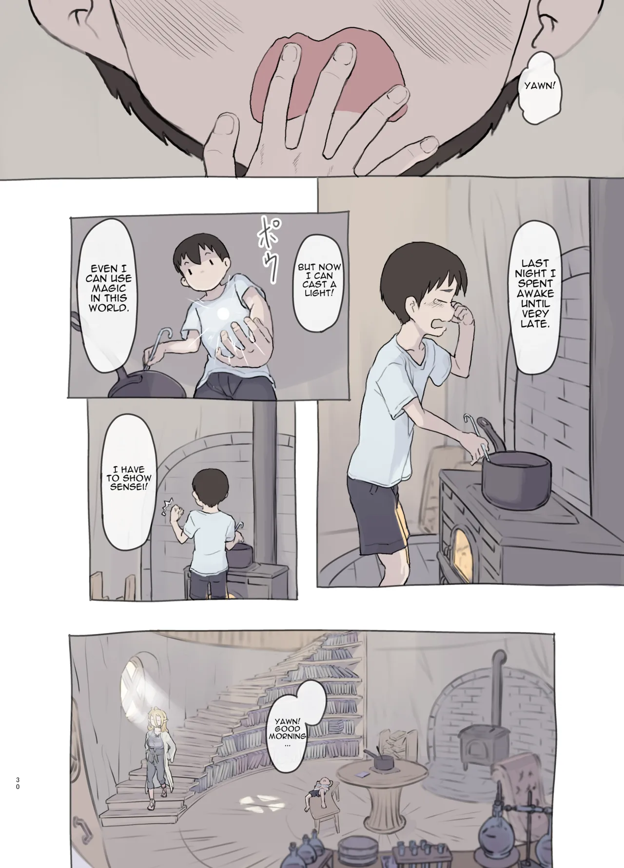 [Kuromahou Kenkyuujo (Nukaji)]Sozai Saishuu - Isekai Renkinjutsushi ni Hirowareta Boku | Gathering Ingredients - I Was Picked Up by an Alchemist From Another World[English] [Brazilisaconspiracy] [Full Color Version] [Digital] Page 30