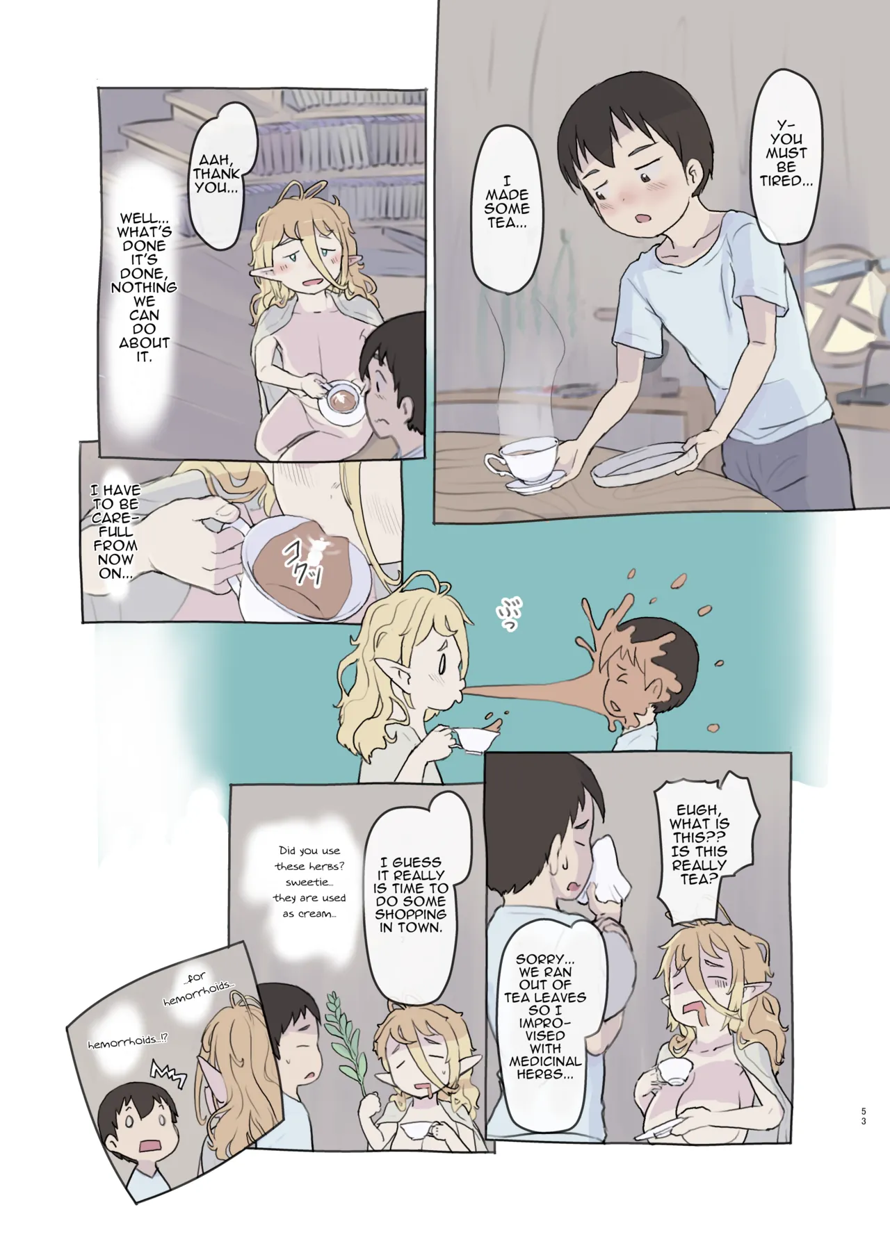 [Kuromahou Kenkyuujo (Nukaji)]Sozai Saishuu - Isekai Renkinjutsushi ni Hirowareta Boku | Gathering Ingredients - I Was Picked Up by an Alchemist From Another World[English] [Brazilisaconspiracy] [Full Color Version] [Digital] Page 53