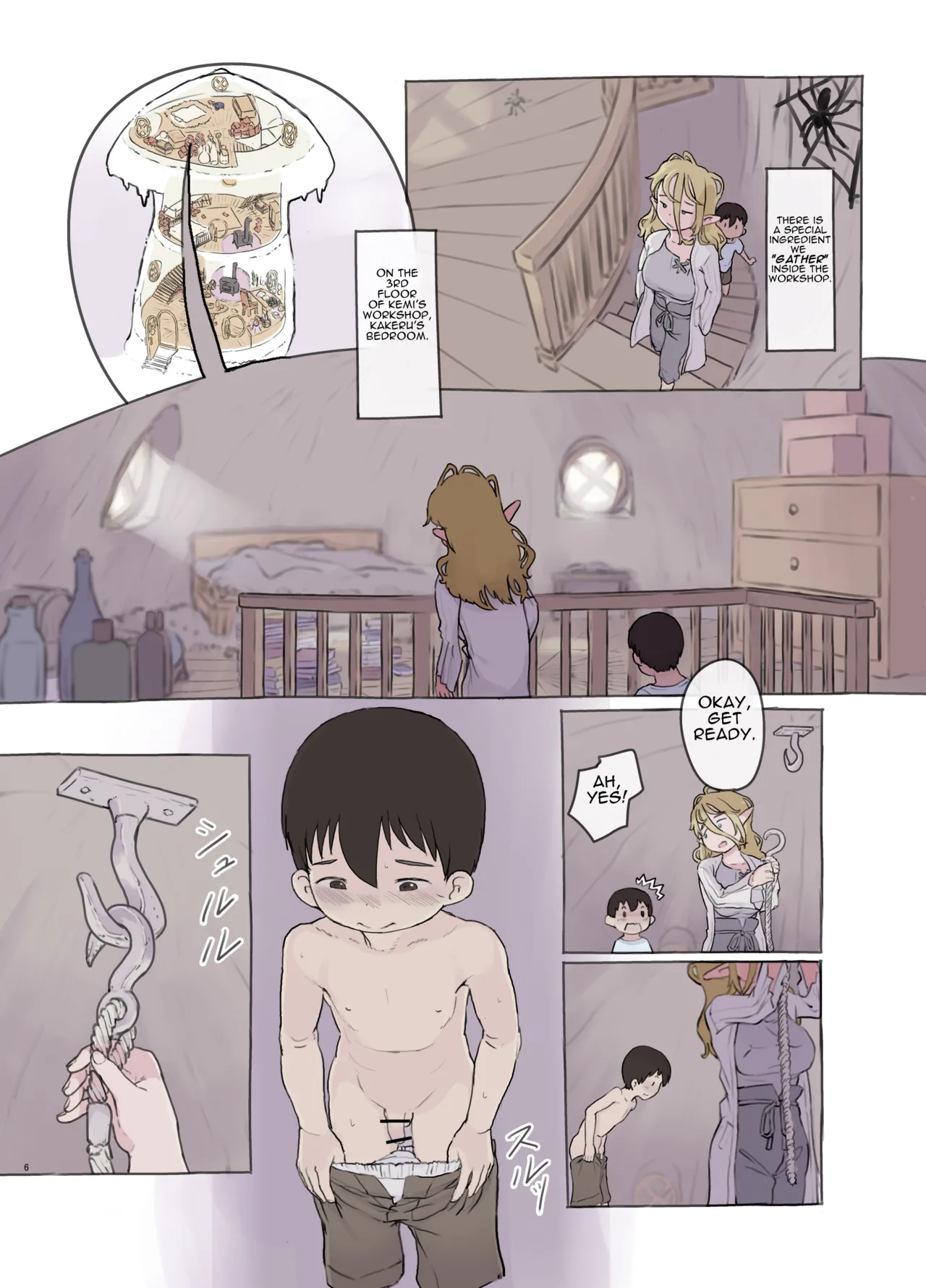 [Kuromahou Kenkyuujo (Nukaji)]Sozai Saishuu - Isekai Renkinjutsushi ni Hirowareta Boku | Gathering Ingredients - I Was Picked Up by an Alchemist From Another World[English] [Brazilisaconspiracy] [Full Color Version] [Digital] Page 6