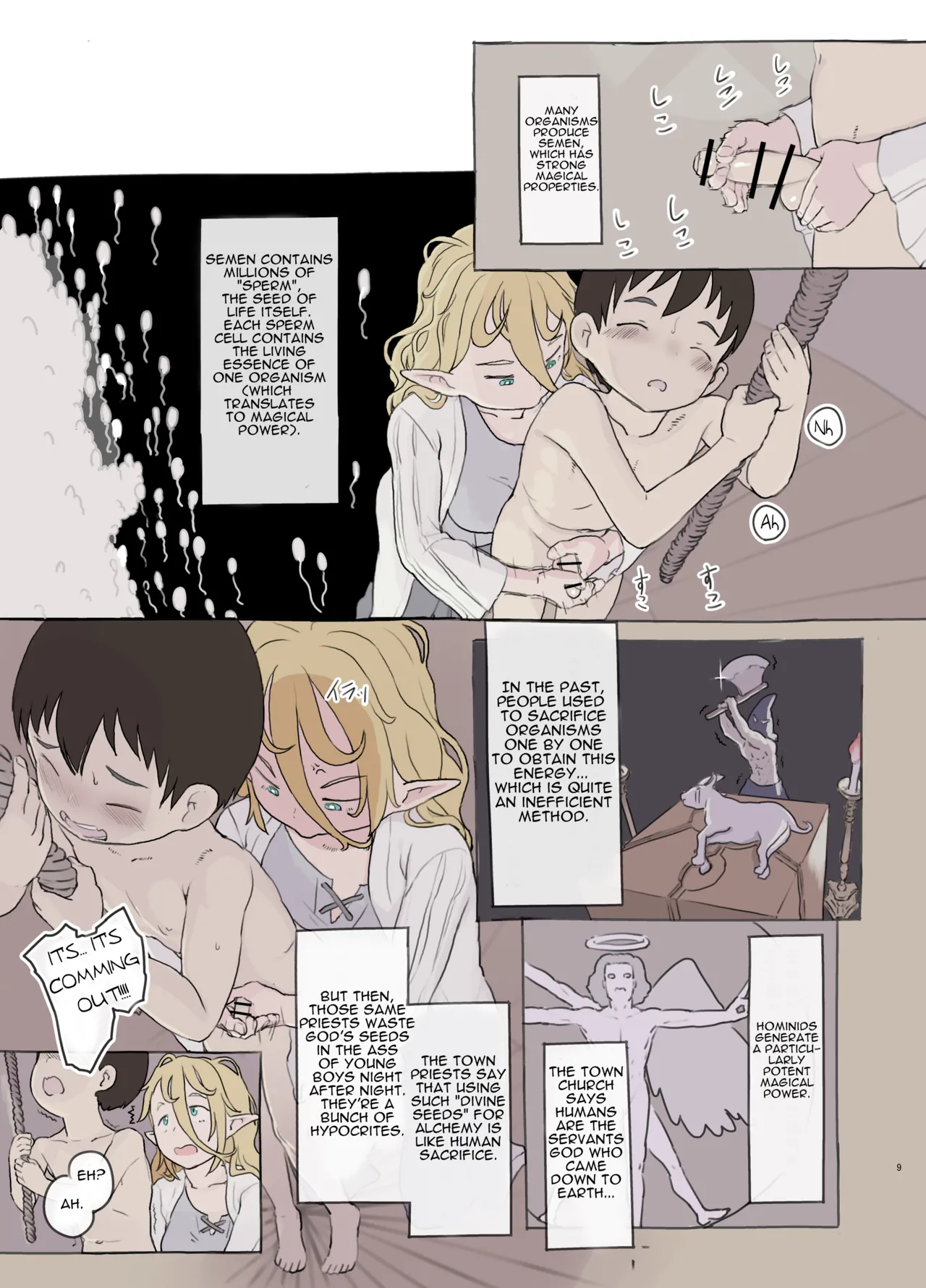 [Kuromahou Kenkyuujo (Nukaji)]Sozai Saishuu - Isekai Renkinjutsushi ni Hirowareta Boku | Gathering Ingredients - I Was Picked Up by an Alchemist From Another World[English] [Brazilisaconspiracy] [Full Color Version] [Digital] Page 9