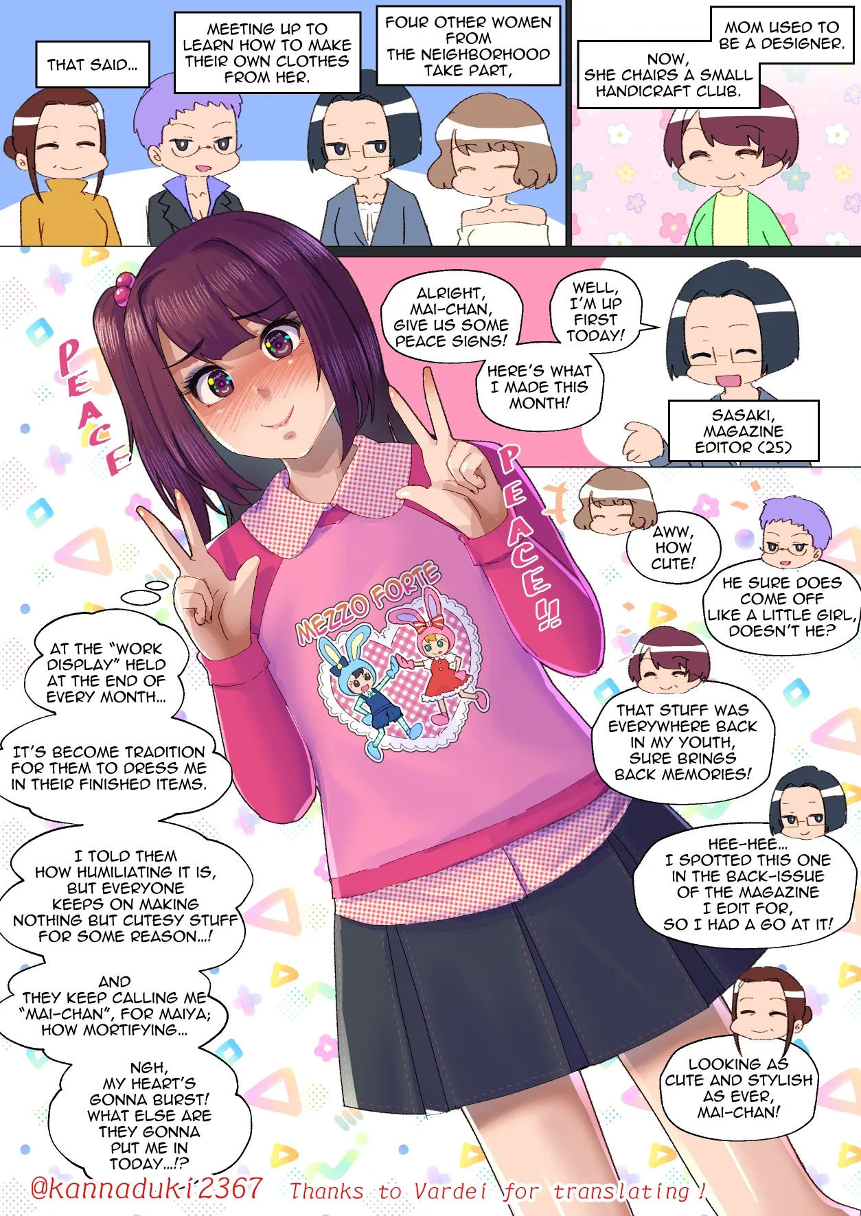 [Jugatsu Usagi]Handicraft Club's Pervert Crossdress-up Doll Page 2