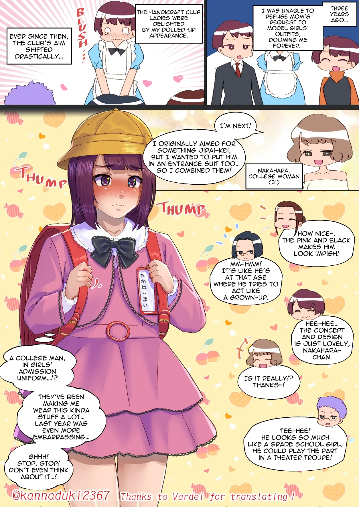 [Jugatsu Usagi]Handicraft Club's Pervert Crossdress-up Doll Page 3