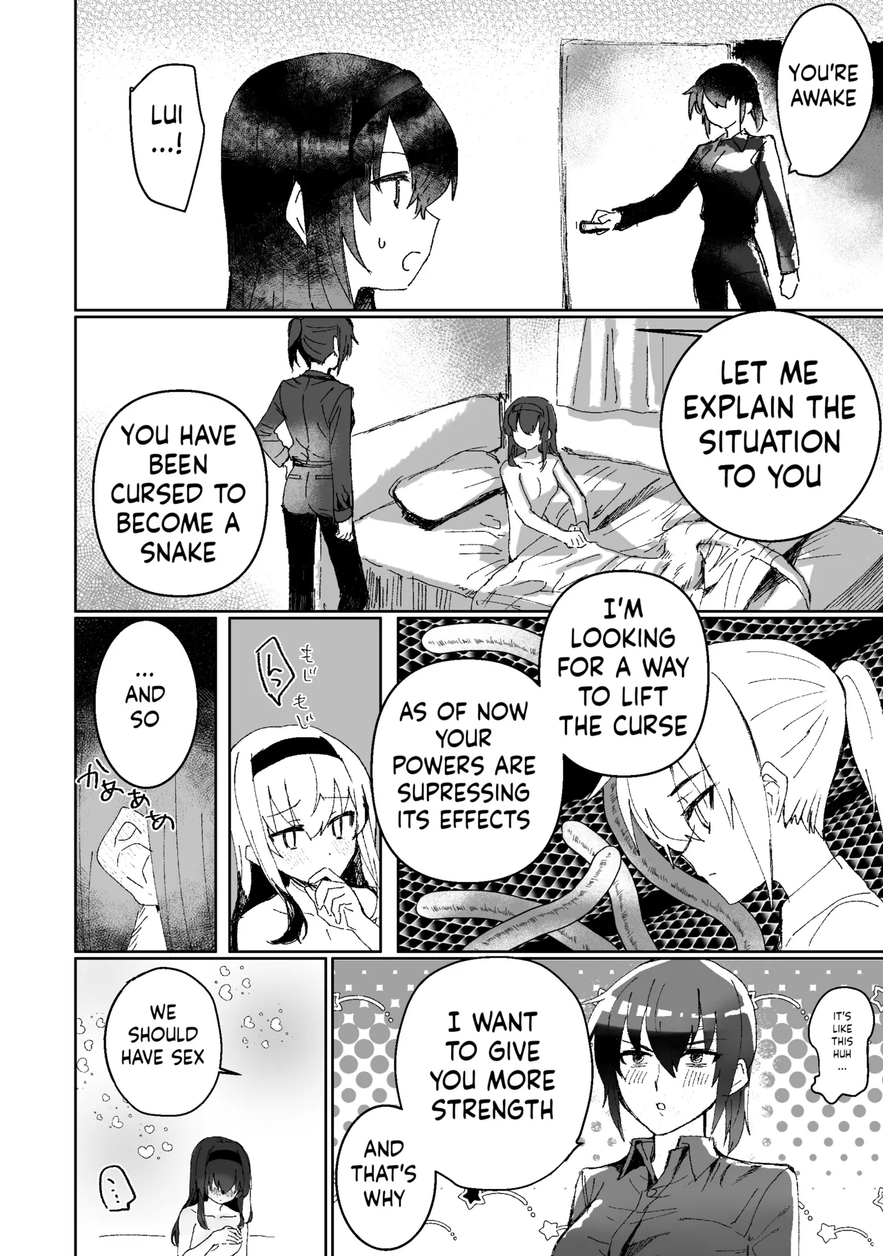 [Oisuke no Tsukue (Oisuke)]Lamia-ka Shita kara Ecchi suru Kai[English] [ushirotranslations] Page 9