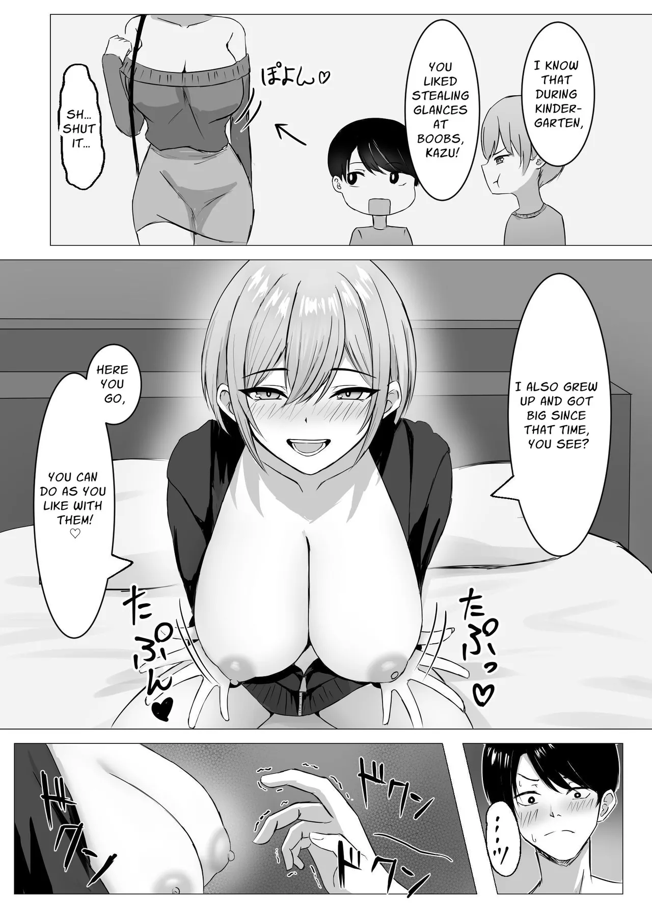 [Satsuki no Usa Koya (Satsuki Usa)]Saikai shita Osananajimi to Issen o Koecchau Hanashi | I Reunited With My Longtime Friend and Crossed the Line[English] [maple] Page 10