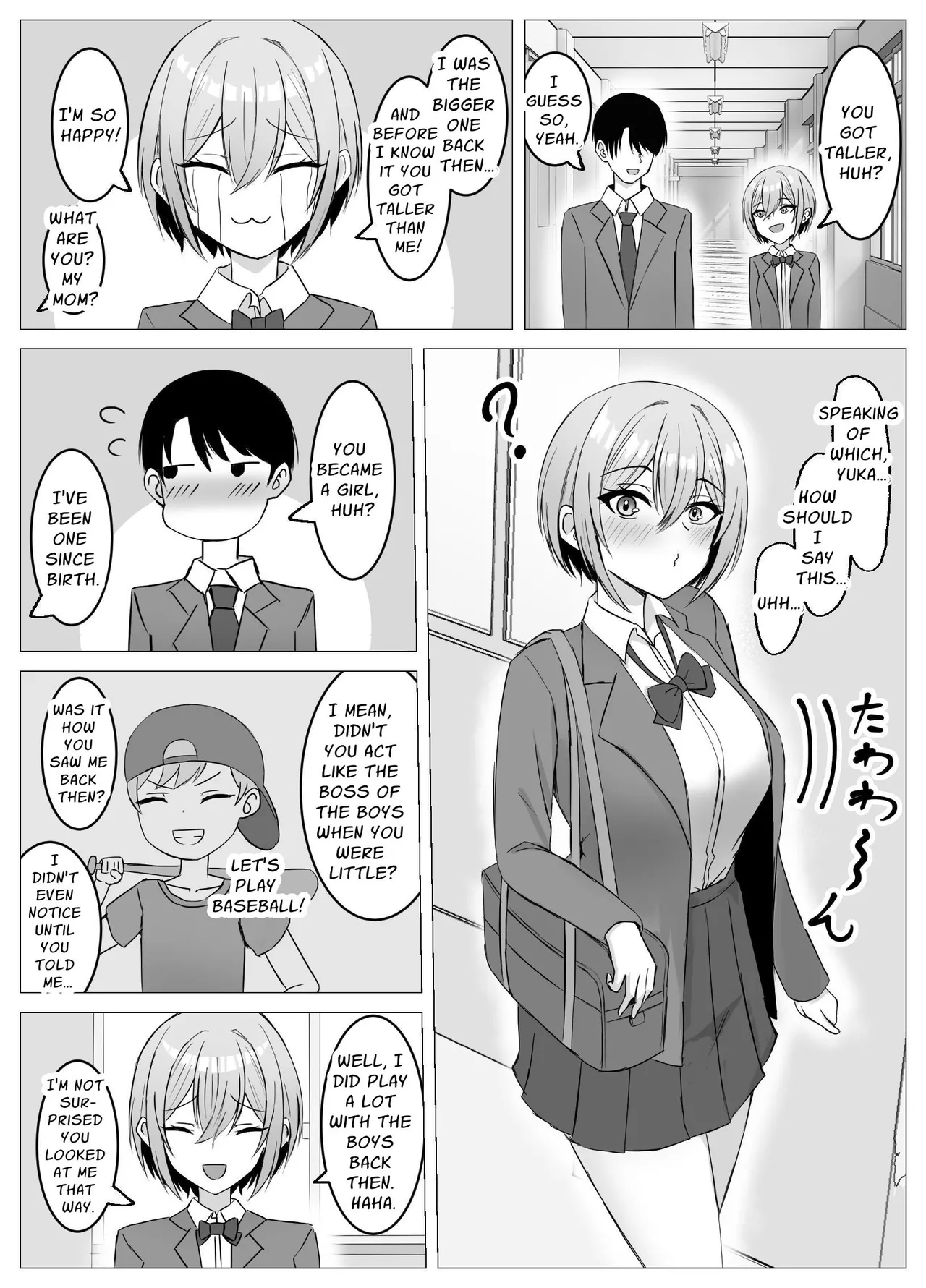 [Satsuki no Usa Koya (Satsuki Usa)]Saikai shita Osananajimi to Issen o Koecchau Hanashi | I Reunited With My Longtime Friend and Crossed the Line[English] [maple] Page 3