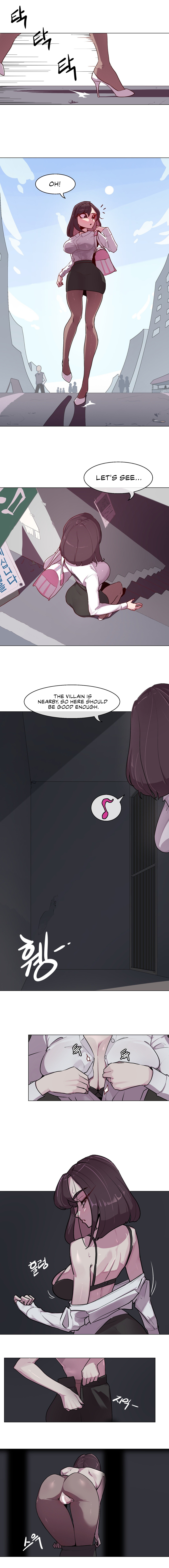 [Boiled Chicken & Mushypeas]Secret! Orgasm Hero(1-7) [English] [The Blank] [Ongoing] Page 14