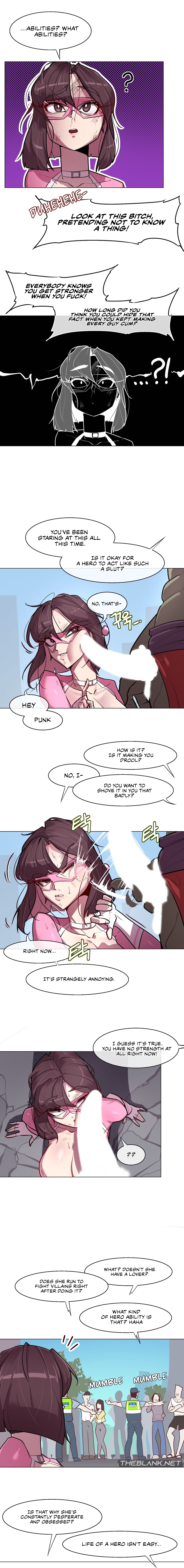 [Boiled Chicken & Mushypeas]Secret! Orgasm Hero(1-7) [English] [The Blank] [Ongoing] Page 43