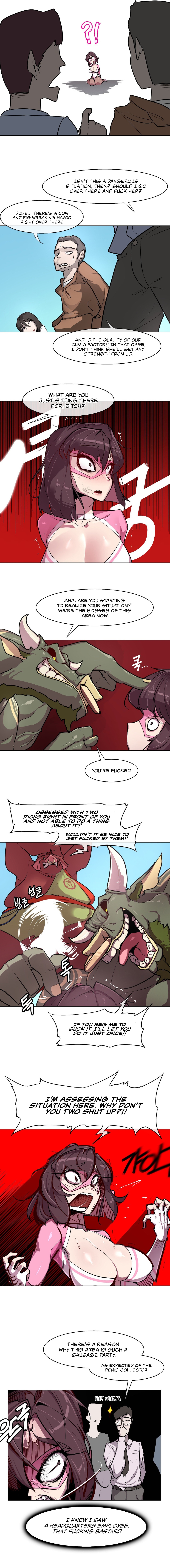 [Boiled Chicken & Mushypeas]Secret! Orgasm Hero(1-7) [English] [The Blank] [Ongoing] Page 44
