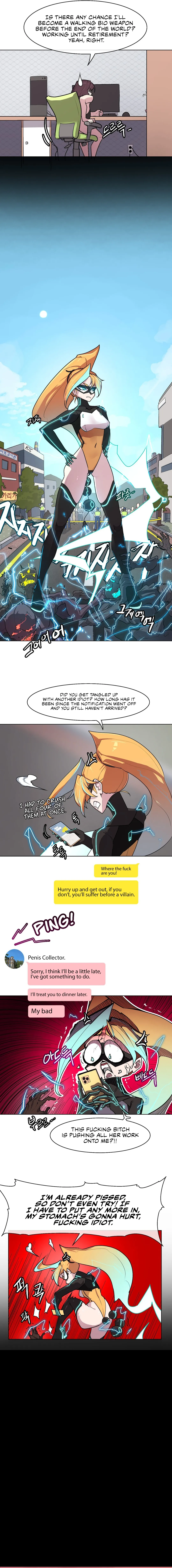 [Boiled Chicken & Mushypeas]Secret! Orgasm Hero(1-7) [English] [The Blank] [Ongoing] Page 81