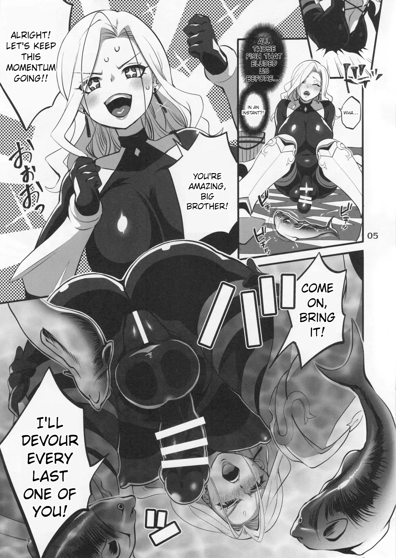 (Futaket 17.5) [Temparing (Tokimachi Eisei)]Kisara's Big Dick Fishing Page 5