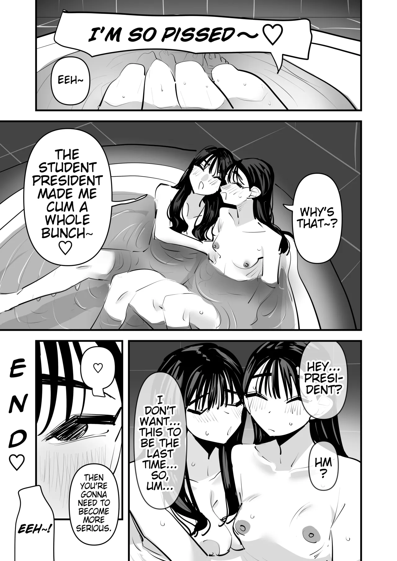 [Aweida]Iincho no Kuse ni Yuri Sex Chou Umakute Maji Mukatsuku | She's Crazy Good at Yuri Sex Despite Being the Student President and it Seriously Pisses Me Off[English] [Pangean] Page 38
