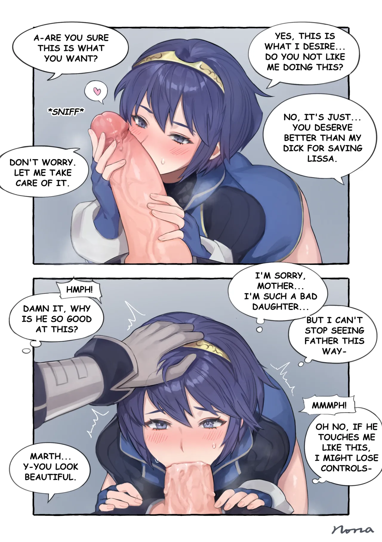 [Norza]Lucina Claiming Her Reward(Original, No Mask, and Textless) Page 9