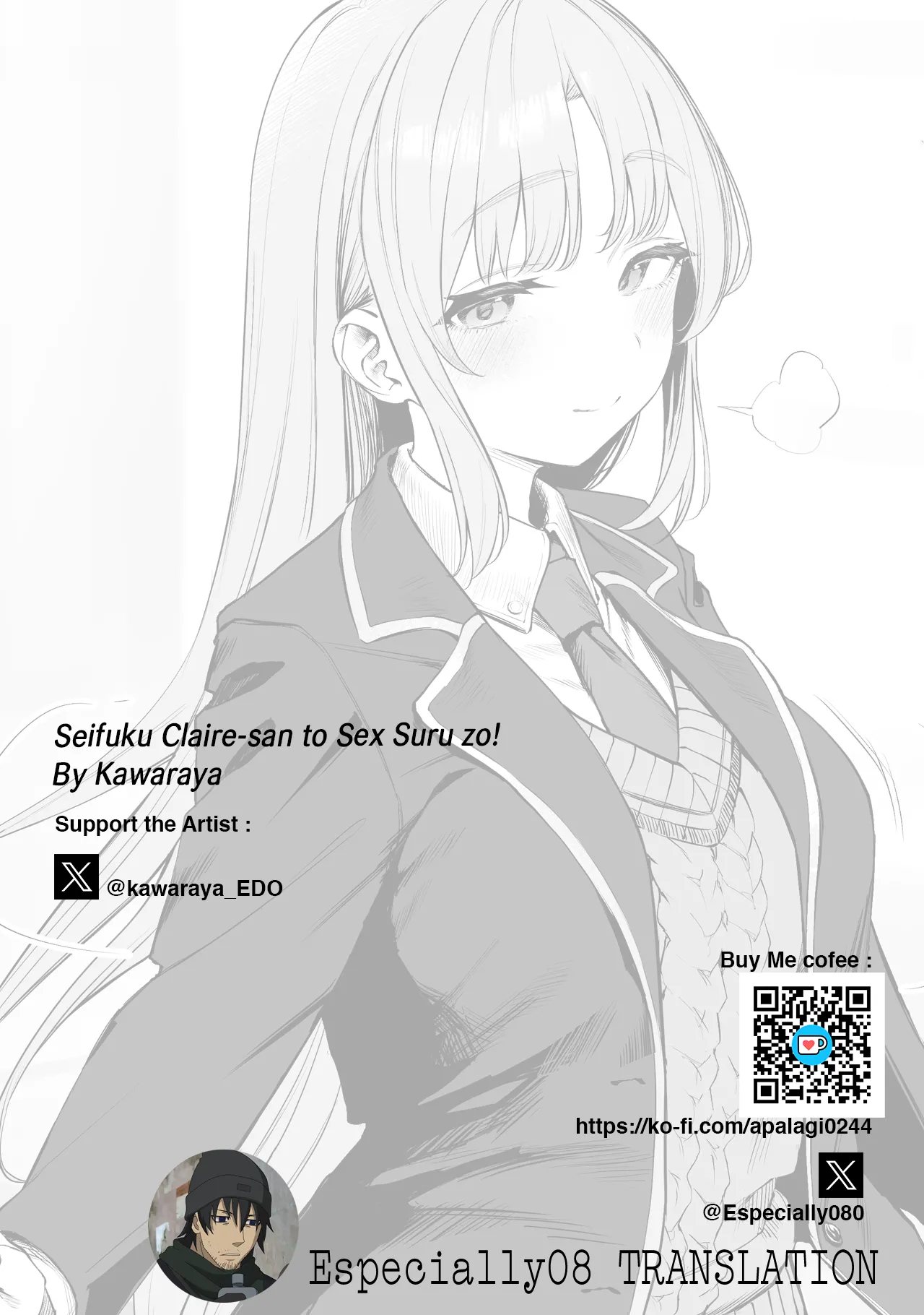 [Kawaraya]Seifuku Claire-san to Sex Suru zo!(Sister Claire) Page 9