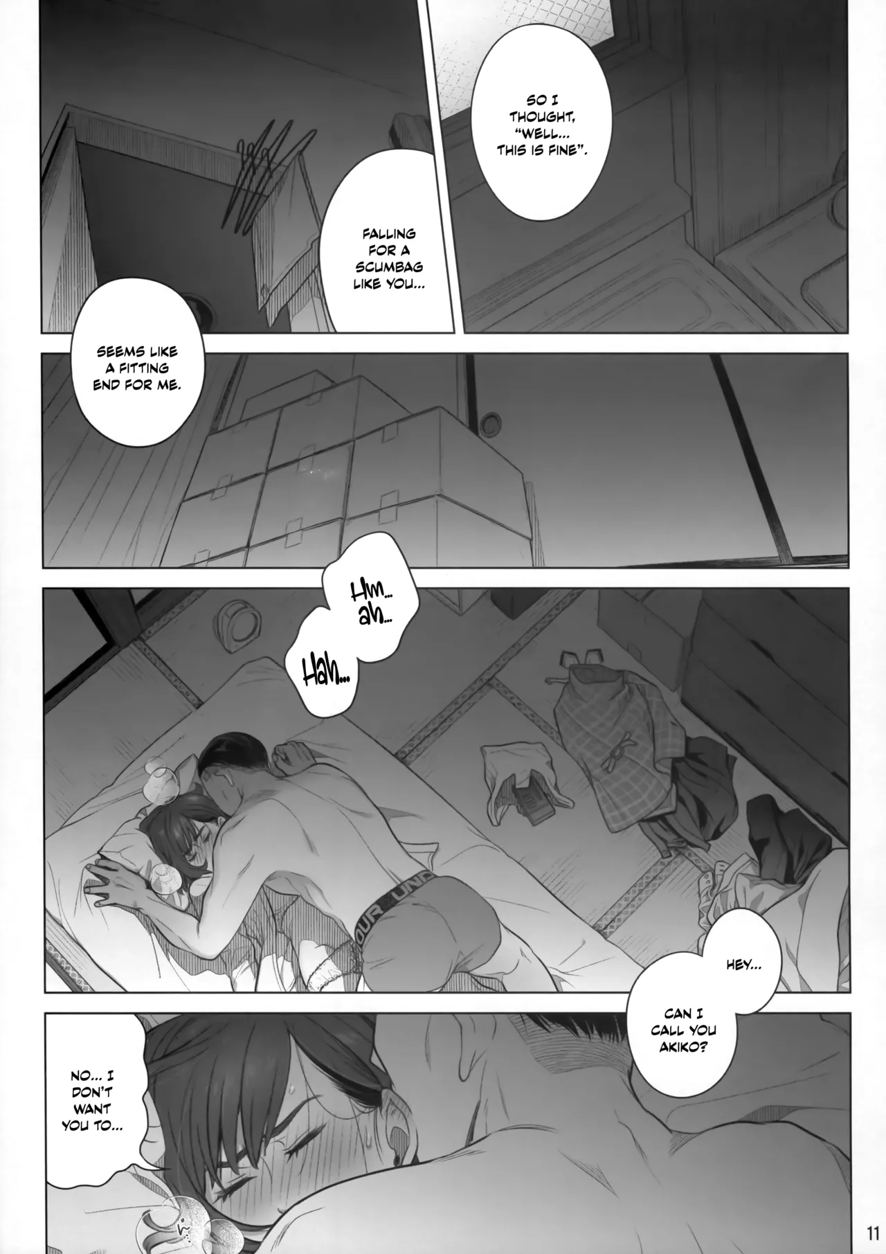 (C102) [Otaku Beam (Ootsuka Mahiro)]Itou Akiko no Shuumatsu - Weekend of Akiko Itou[English] [SDTLs] Page 10