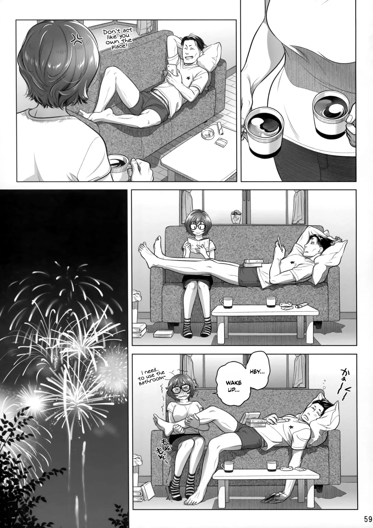 (C102) [Otaku Beam (Ootsuka Mahiro)]Itou Akiko no Shuumatsu - Weekend of Akiko Itou[English] [SDTLs] Page 58