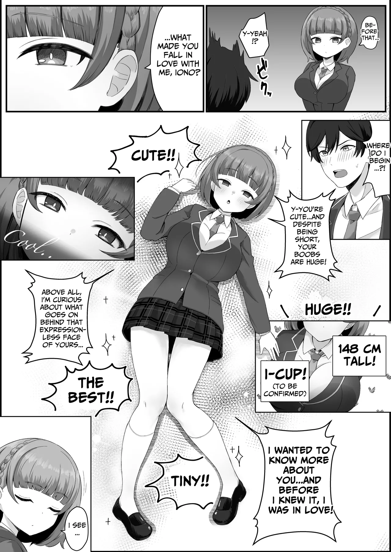 [Skip Beat Studio (Tsurumiya Mimi)]Teishinchou Cool-kei Muhyoujou Kanojo ga Ore no Nioi Fetish da to Hakkaku shitara Mou! | I Found Out That My Cool, Short, Deadpan Girlfriend Has A Smell Fetish![English] [tsuyoshi] Page 6