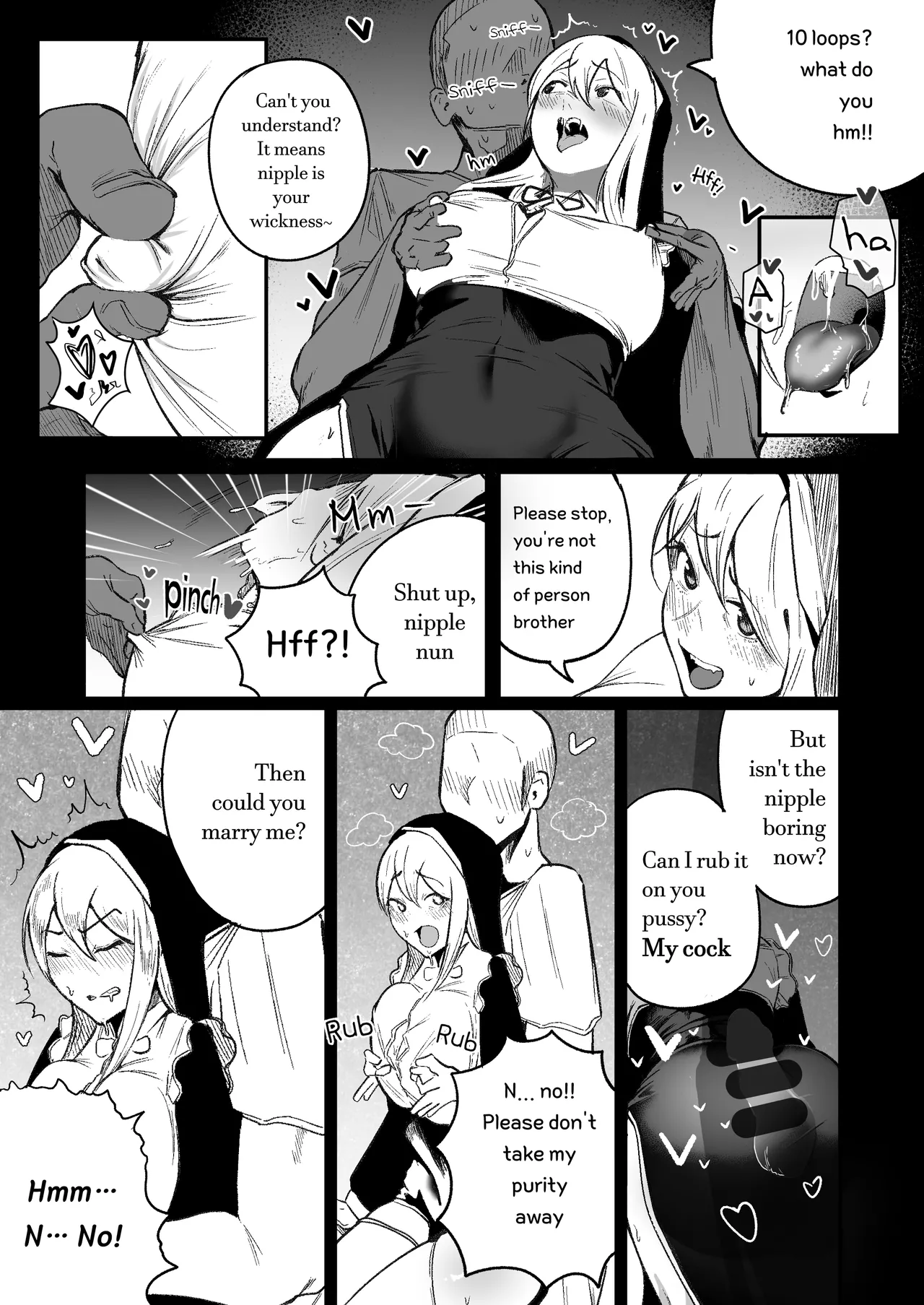 [Boole]Time Loop de Kaihatsu Sareru Sister | Timeloop and Sex and Nun[English] Page 10