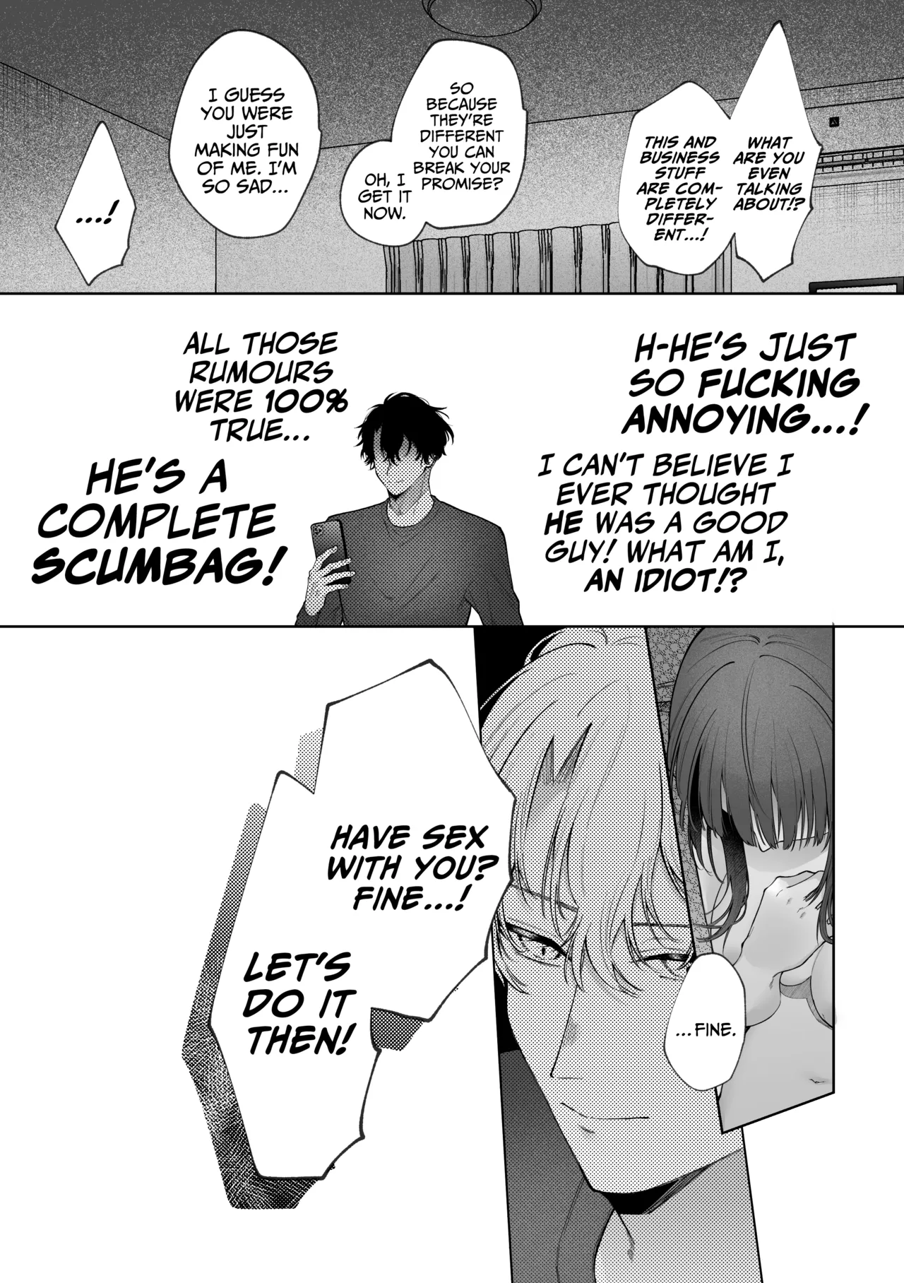 [Shuukyuu 8-ka (Hoshina Mimiwo)]Ikemen Douki ni Otosareru Hanashi~ Ikitakunaoni Kyousei Zecchou?![English] [A Cool Person] Page 22