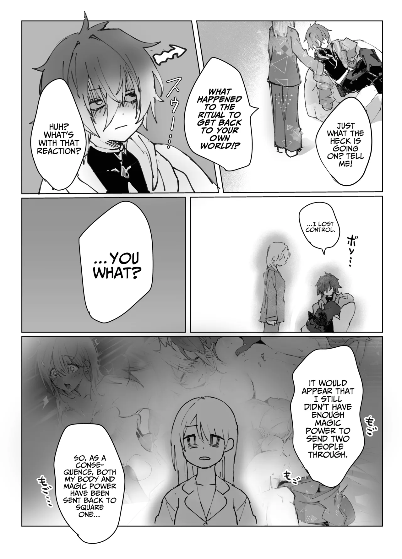 [Moyu]Isekai Mahoutsukai wa Kaerenai[English] [A Cool Person] Page 56