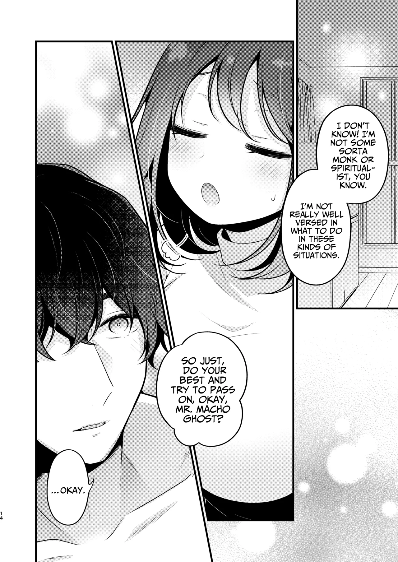 [MorodashiRingo]Gori Macho Yuurei ni Maiban Kakareteimasu![English] [A Cool Person] Page 14