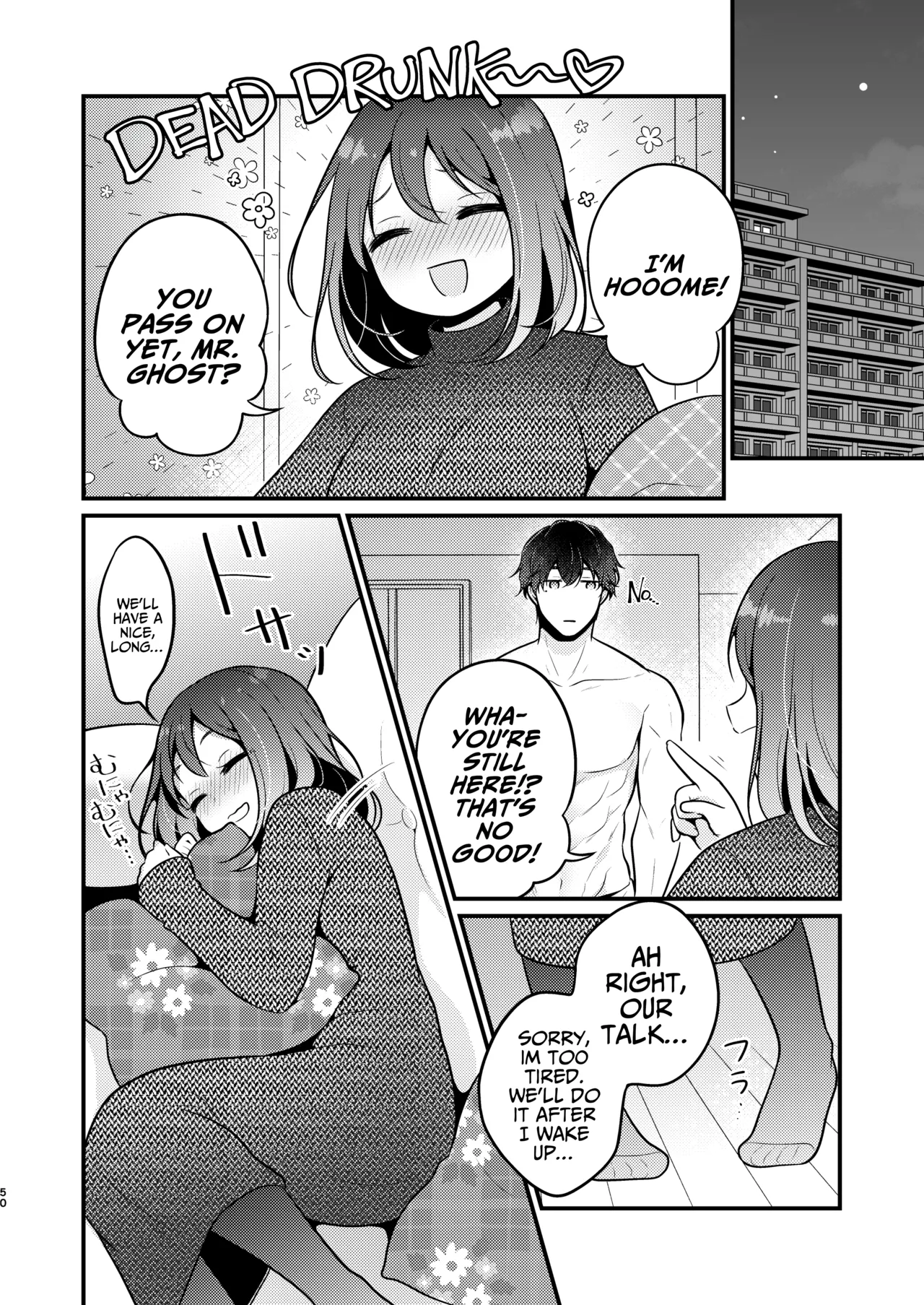 [MorodashiRingo]Gori Macho Yuurei ni Maiban Kakareteimasu![English] [A Cool Person] Page 50