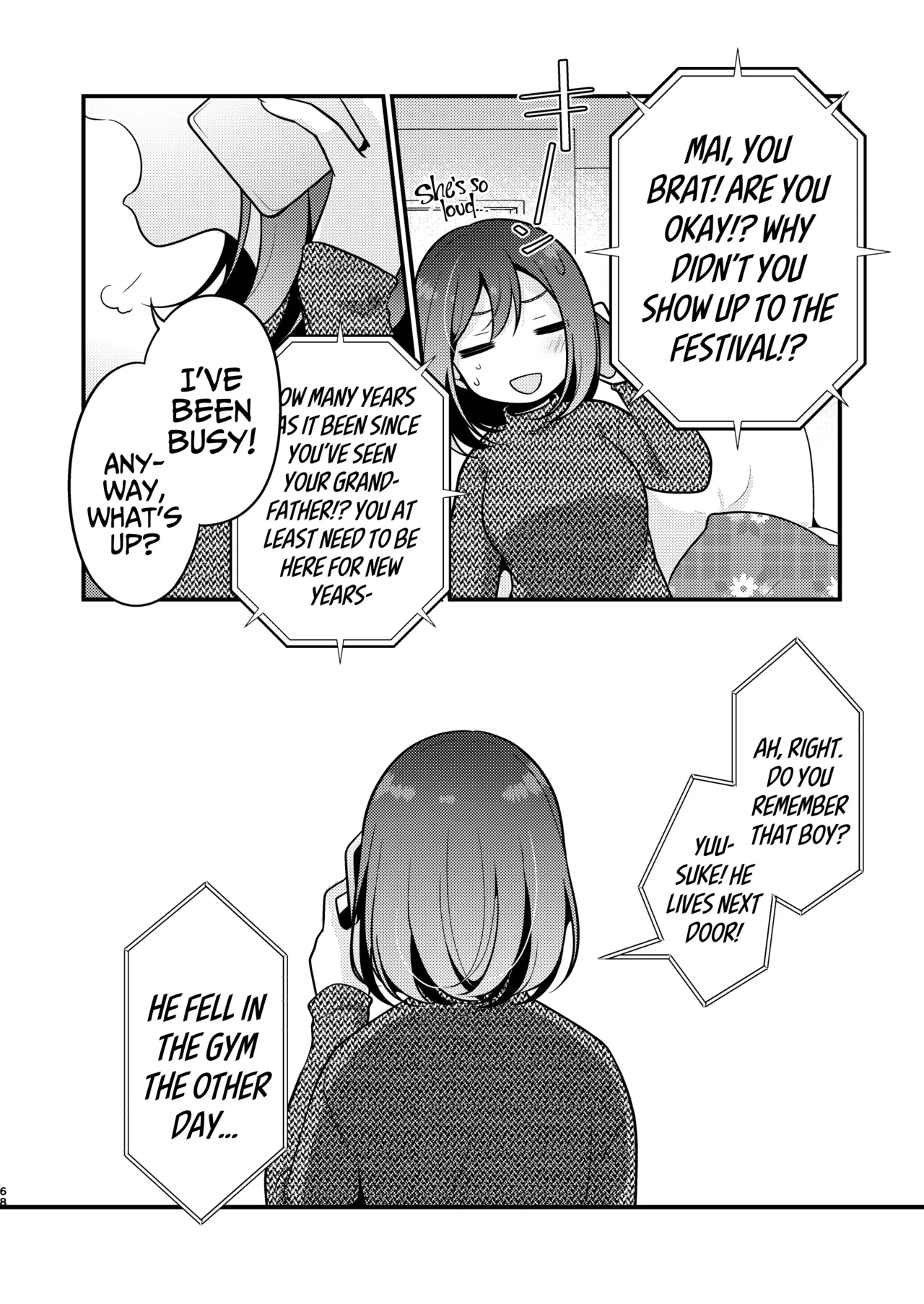[MorodashiRingo]Gori Macho Yuurei ni Maiban Kakareteimasu![English] [A Cool Person] Page 68
