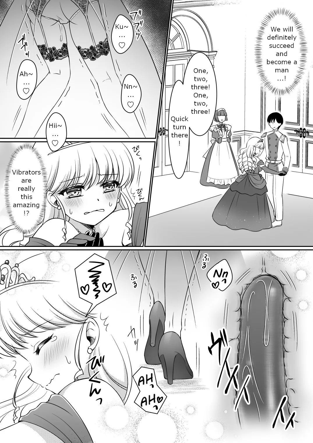 [Amuai Okashi Seisakusho (Kagura Kurumi)]Zettai ni Ohime-sama ni Nanka Narimasen wa! ~Ohime-sama Taiken de Ohime-sama ni Sareta Ore~ | I will never become a princess! ~I was made into a princess through the princess experience~[English] Page 21