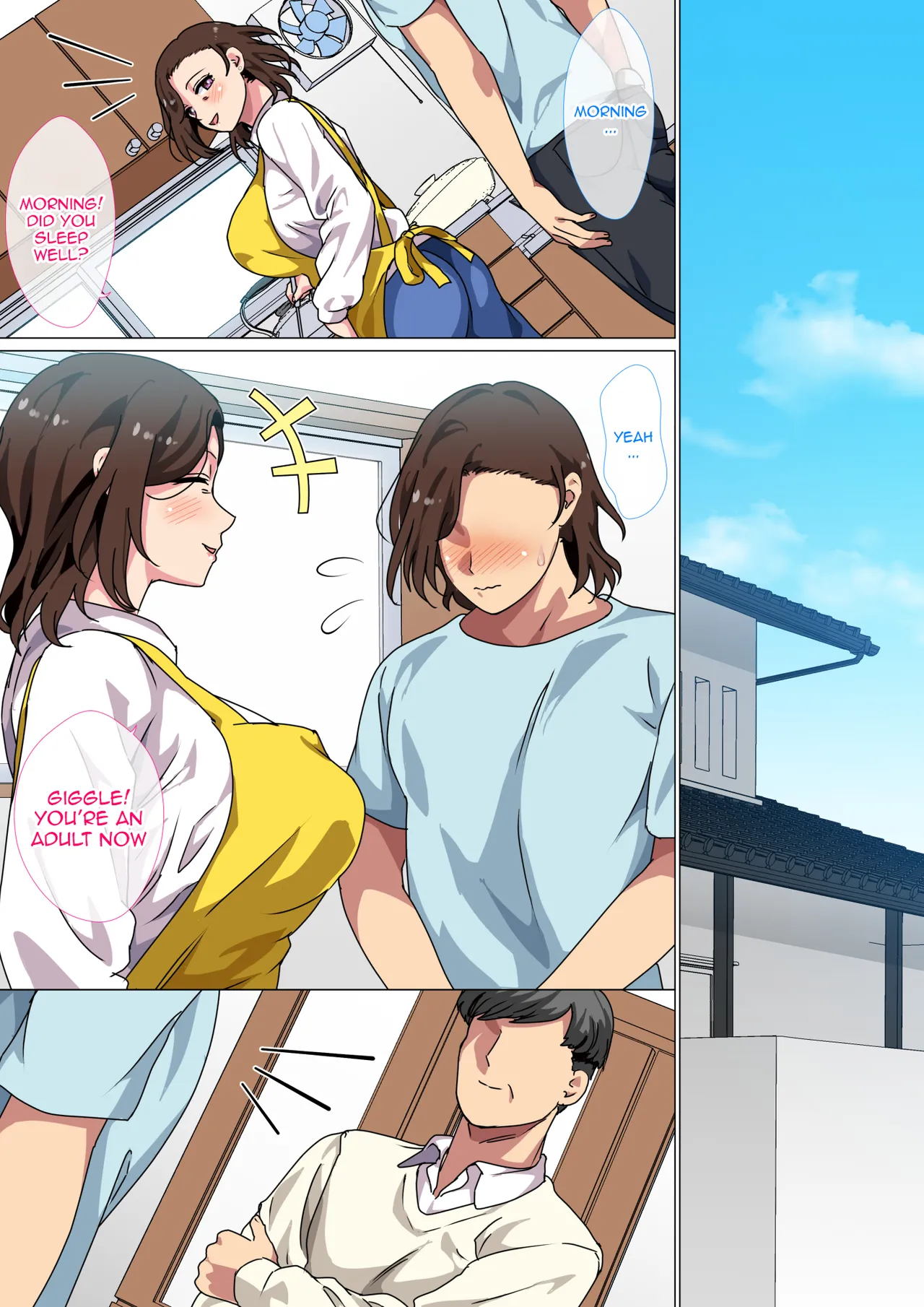 [Circle Spice]Kono Inakamachi ni wa Musuko no Seijinshiki ni Haha ga Doutei Sotsugyou Saseru Gyouji ga Aru | In This Rural Village, There's A Custom Of A Mother Taking Her Son's Virginity When They Become An Adult[English] {Doujins.com} Page 30