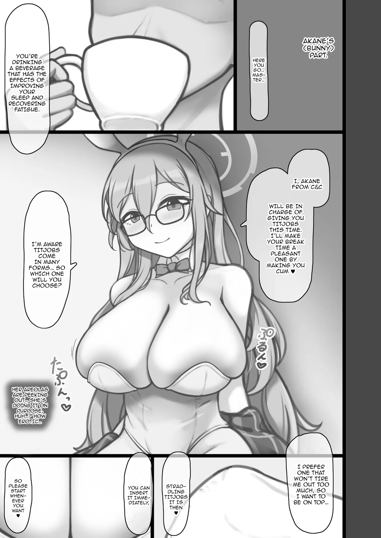 [Chocolate Vine (Akebi Konoha)]Sensei ni Paizuri nara Shite Agerareru tte Hanashi ga Hiromatte Iru You desu. |  There's A Rumor Going Around That Sensei Will Let You Give Him A Titjob(Blue Archive) [English] {Doujins.com} [Digital] Page 8