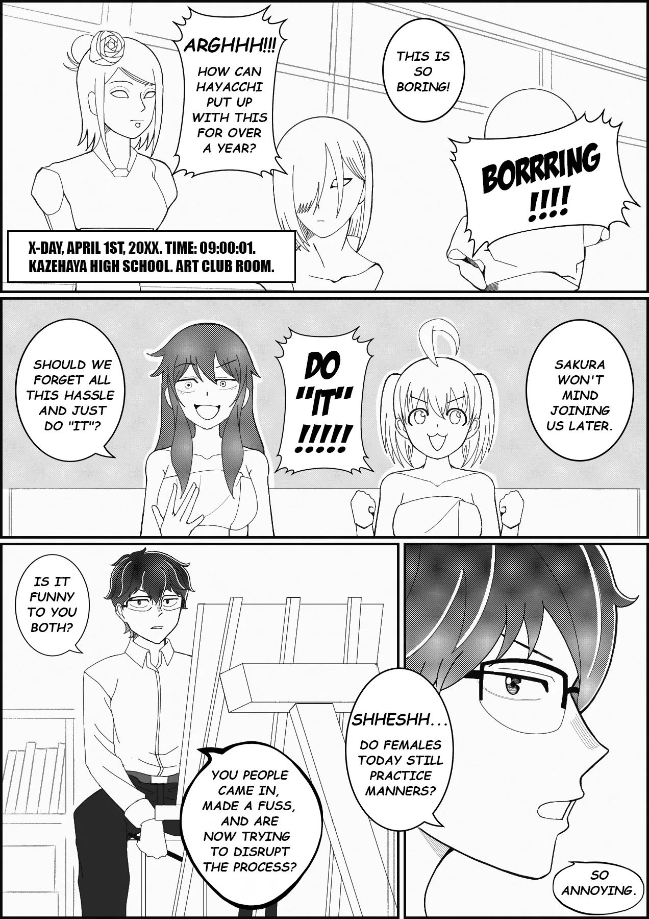 [hEntaiD]The City of Eternity #1 | CHAPTER 001(a): ROLE REVERSAL Page 5