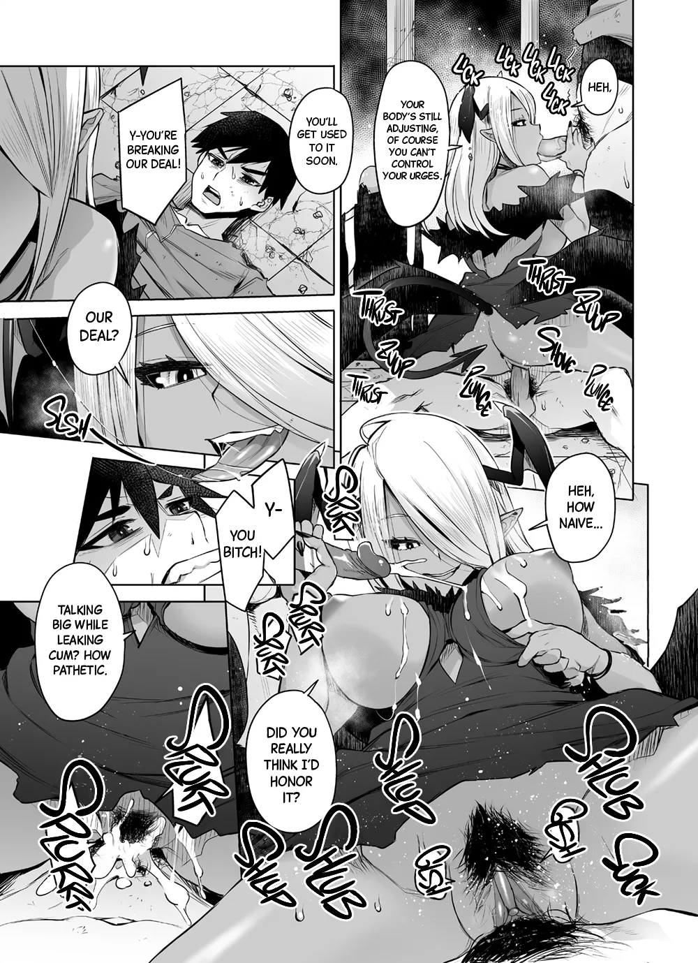 [Toro Toro Resistance (Akairo)]Saiou no Succubus | The Succubus at the Final Depths(Succubus ni Okasareru Goudoushi ~HEAVEN~) [English] [Black Grimoires] [Decensored] Page 12