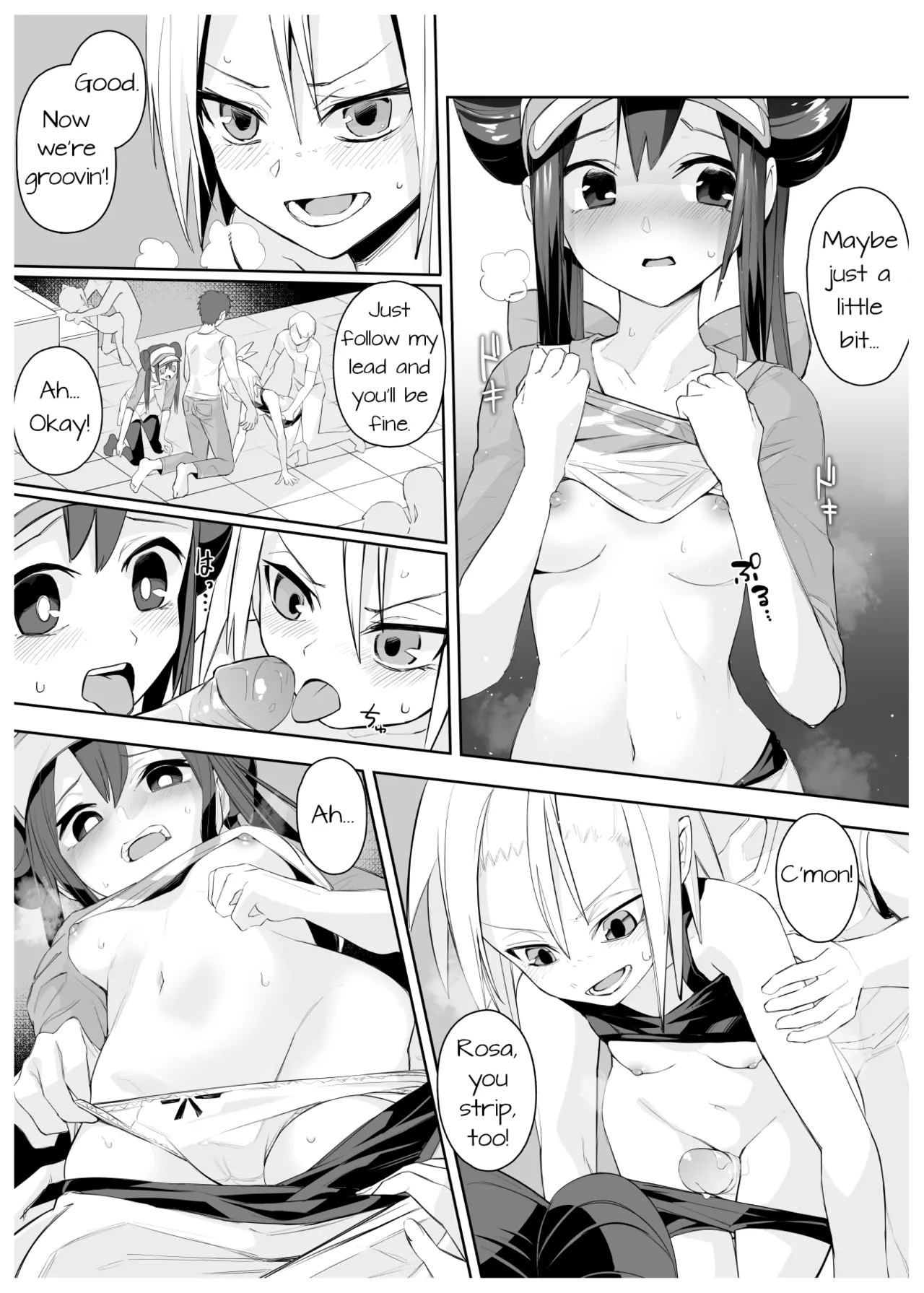 [PokeEti]Mei to Homika no Ecchi na Manga | Rosa and Roxie's Ecchi Manga(Pokémon Black 2 and White 2) [English] [DigBingus] [Decensored] Page 2