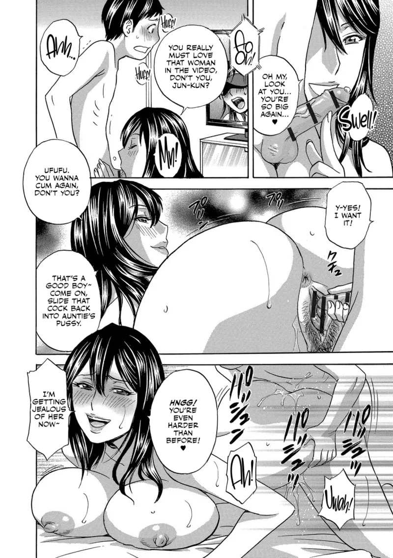 [Hidemaru]Chijoku ni Modaeru Haha no Chichi...[English] [CulturedCommissions] [Digital] Page 134