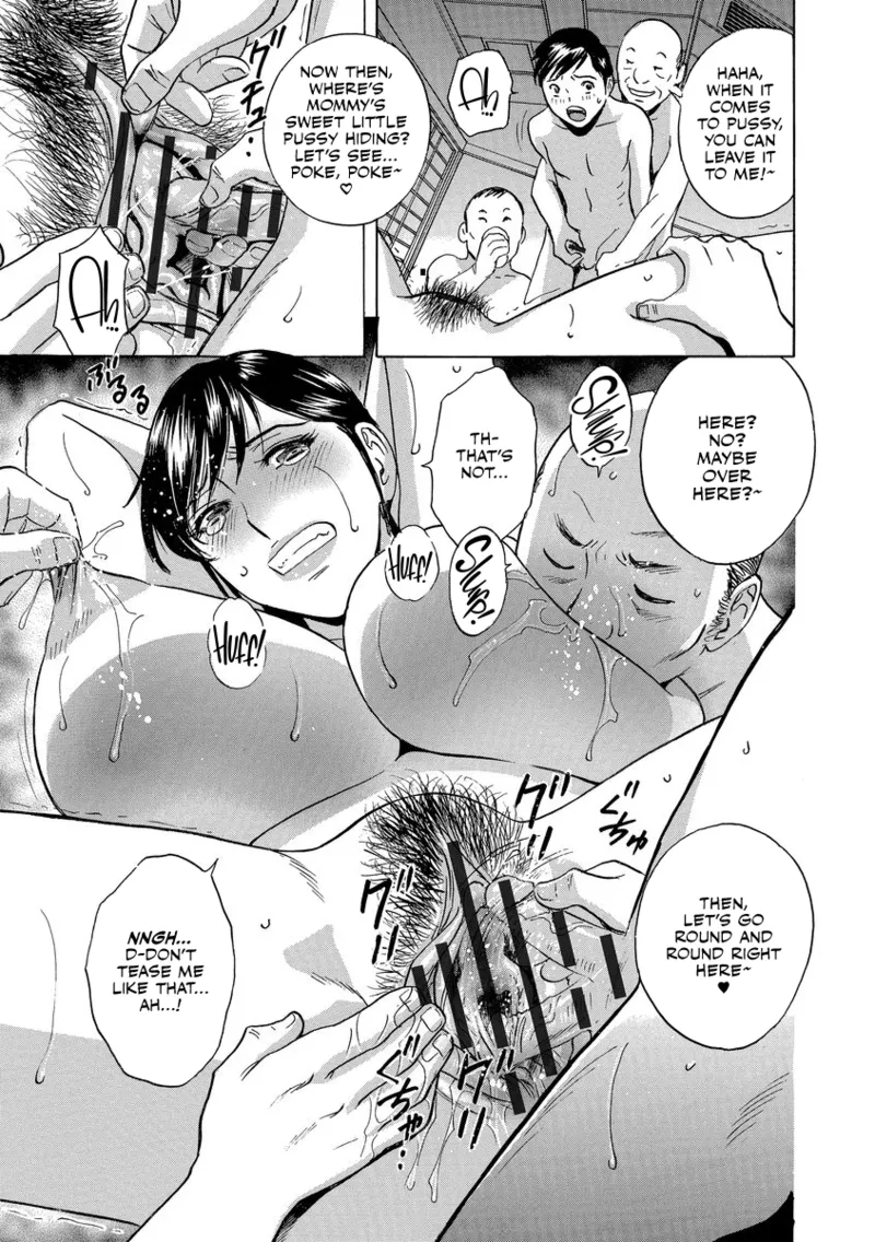[Hidemaru]Chijoku ni Modaeru Haha no Chichi...[English] [CulturedCommissions] [Digital] Page 185
