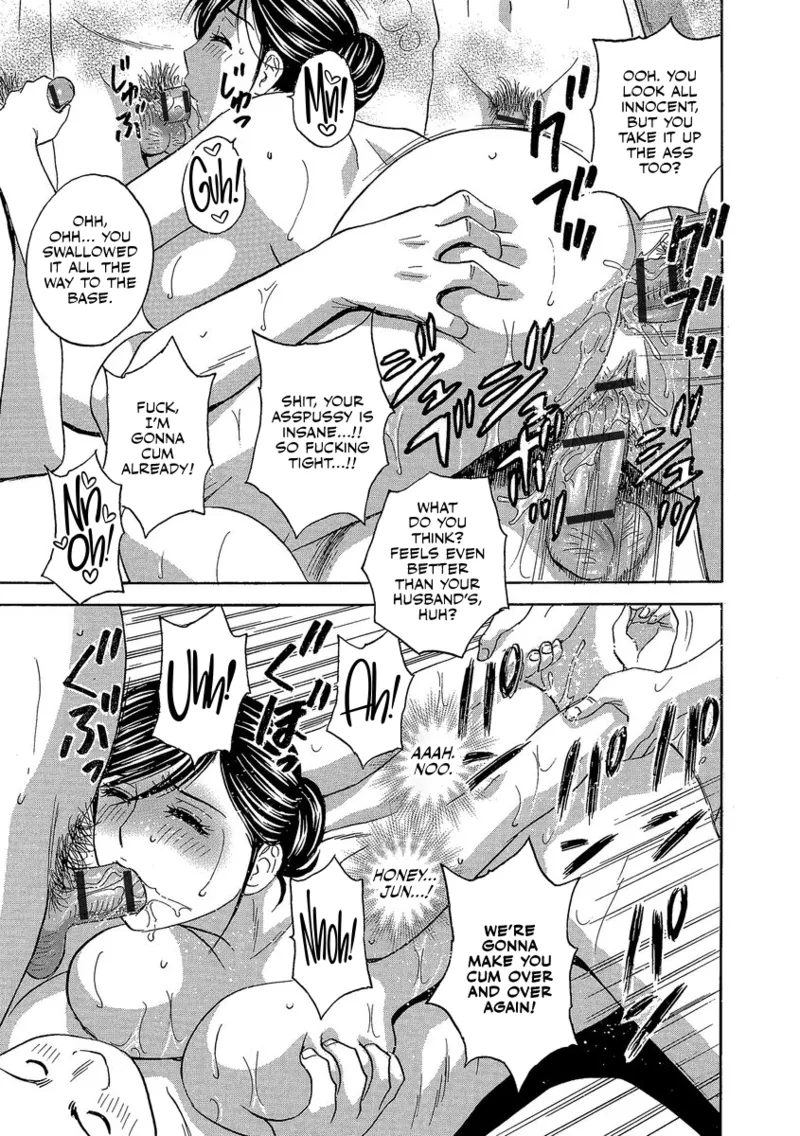 [Hidemaru]Chijoku ni Modaeru Haha no Chichi...[English] [CulturedCommissions] [Digital] Page 87