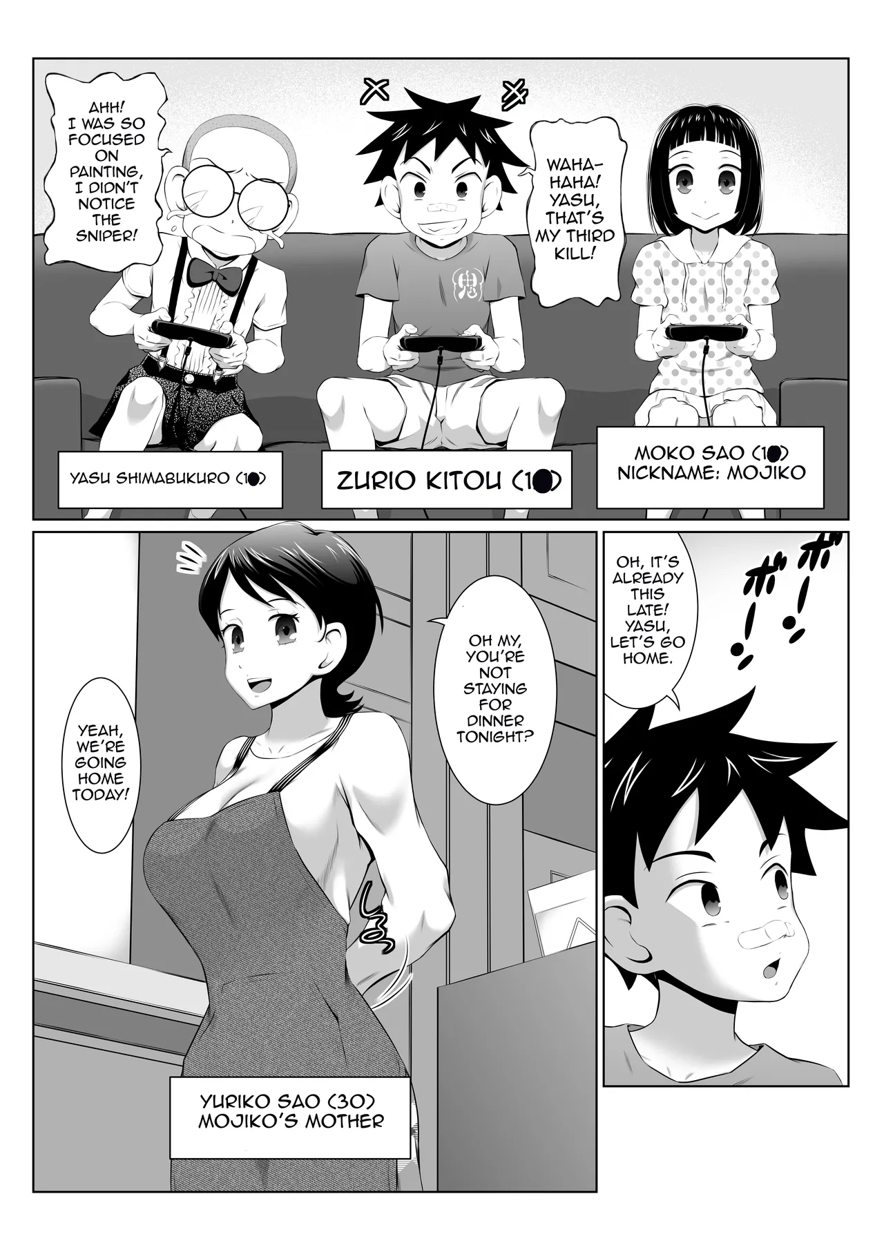 [Toshiue Onee-san Tengoku (Yuuki Tsumugi)]Yuriko Mama no Sukebe Yuudou Sex Mission | Yuriko Mama's Lewd Induction SEX Mission![English] [Aishi21] Page 3